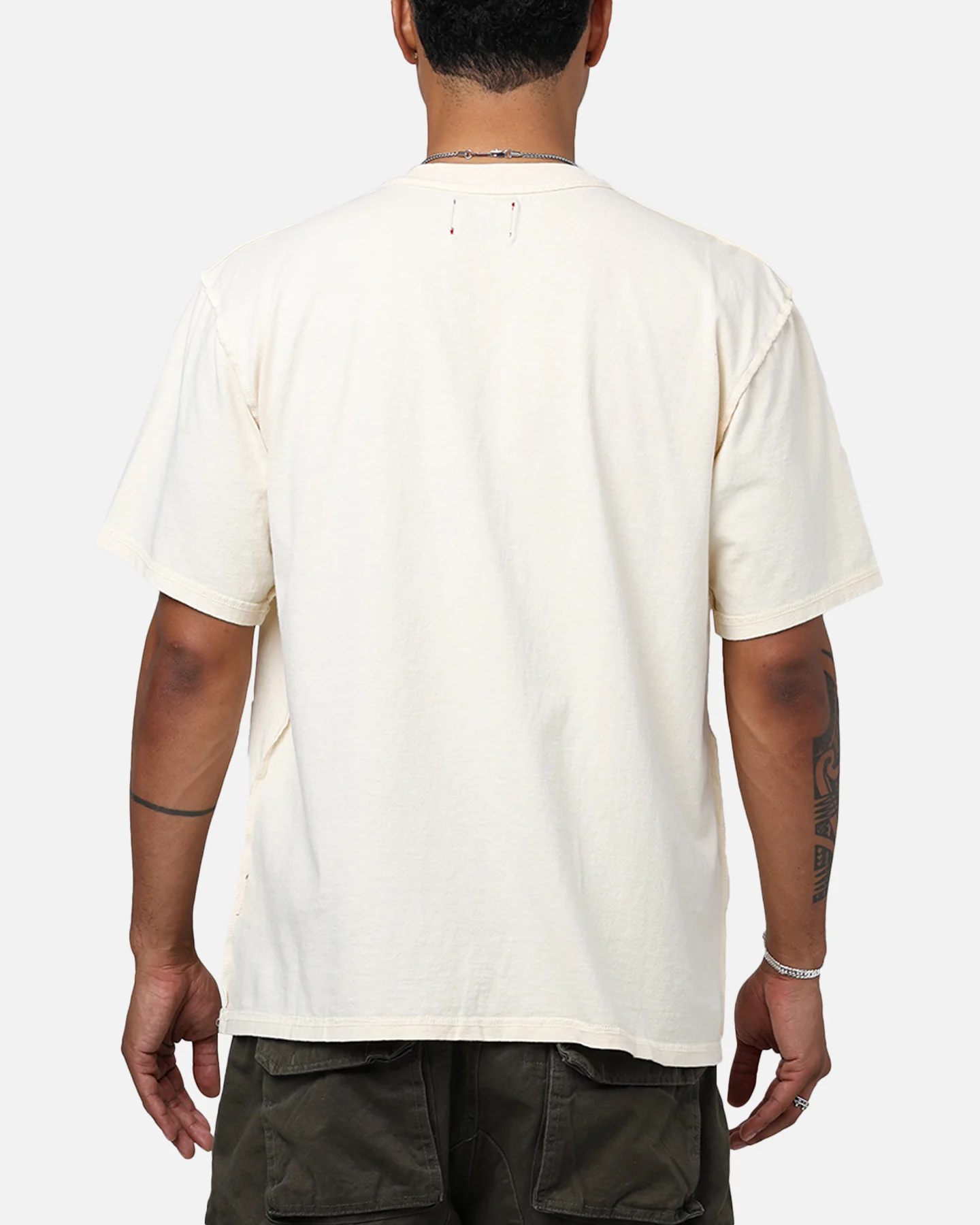 Diet Starts Monday Diet International T-Shirt Antique White/Blue - Image 2