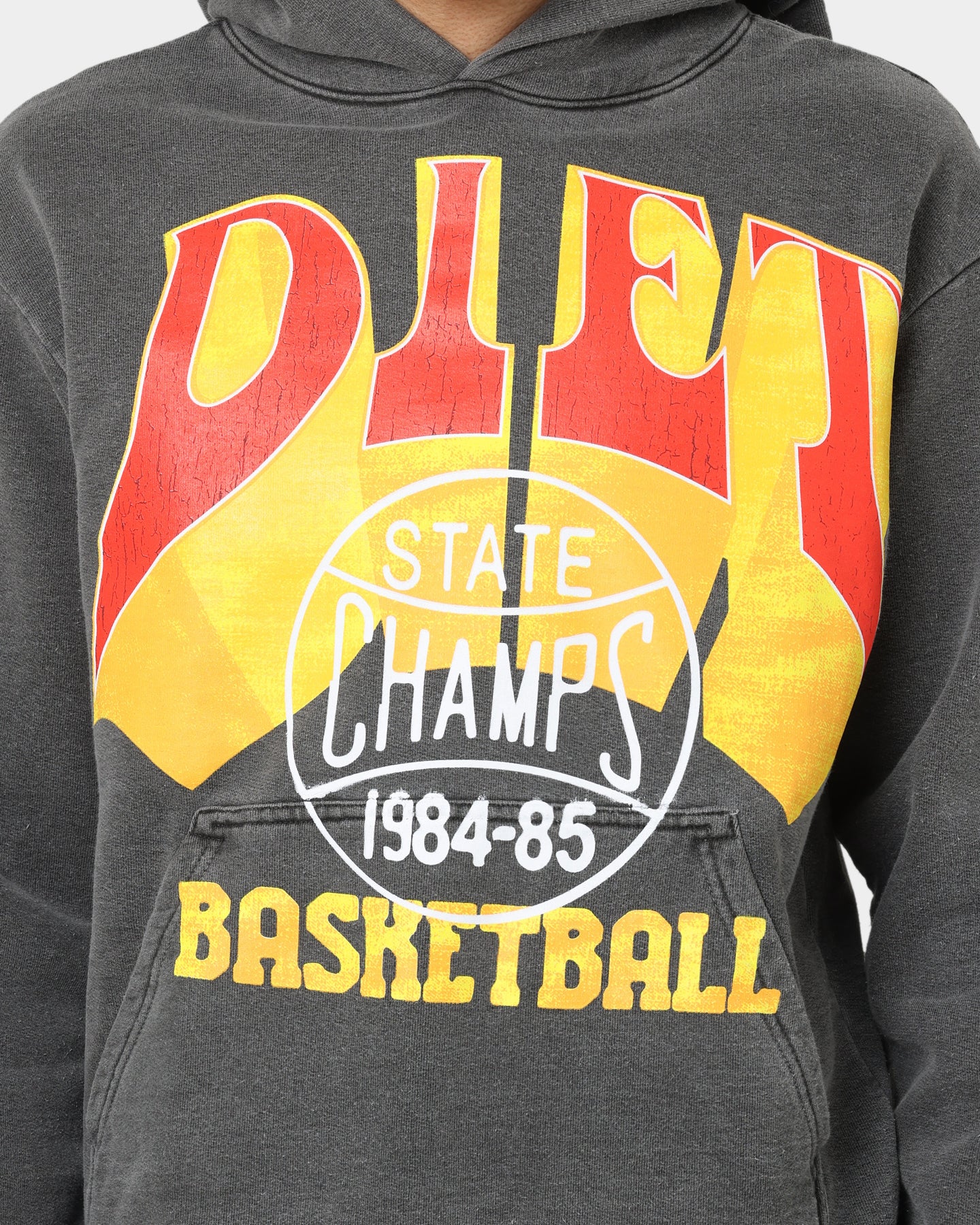 Diet Starts Monday State Champs Hoodie Vintage Black - Image 3
