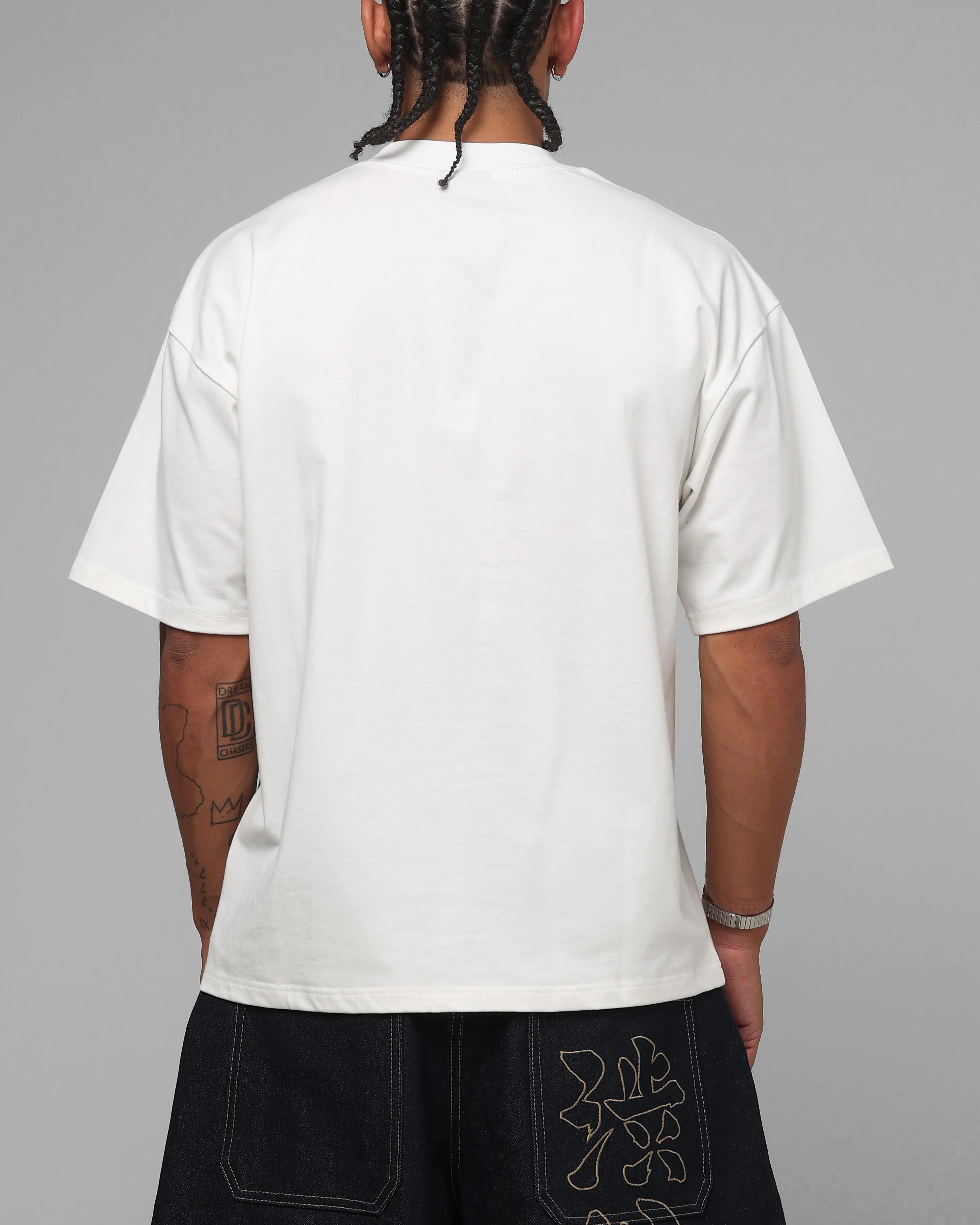 Loiter Digi Camo T-Shirt Off White/Pink - Image 2