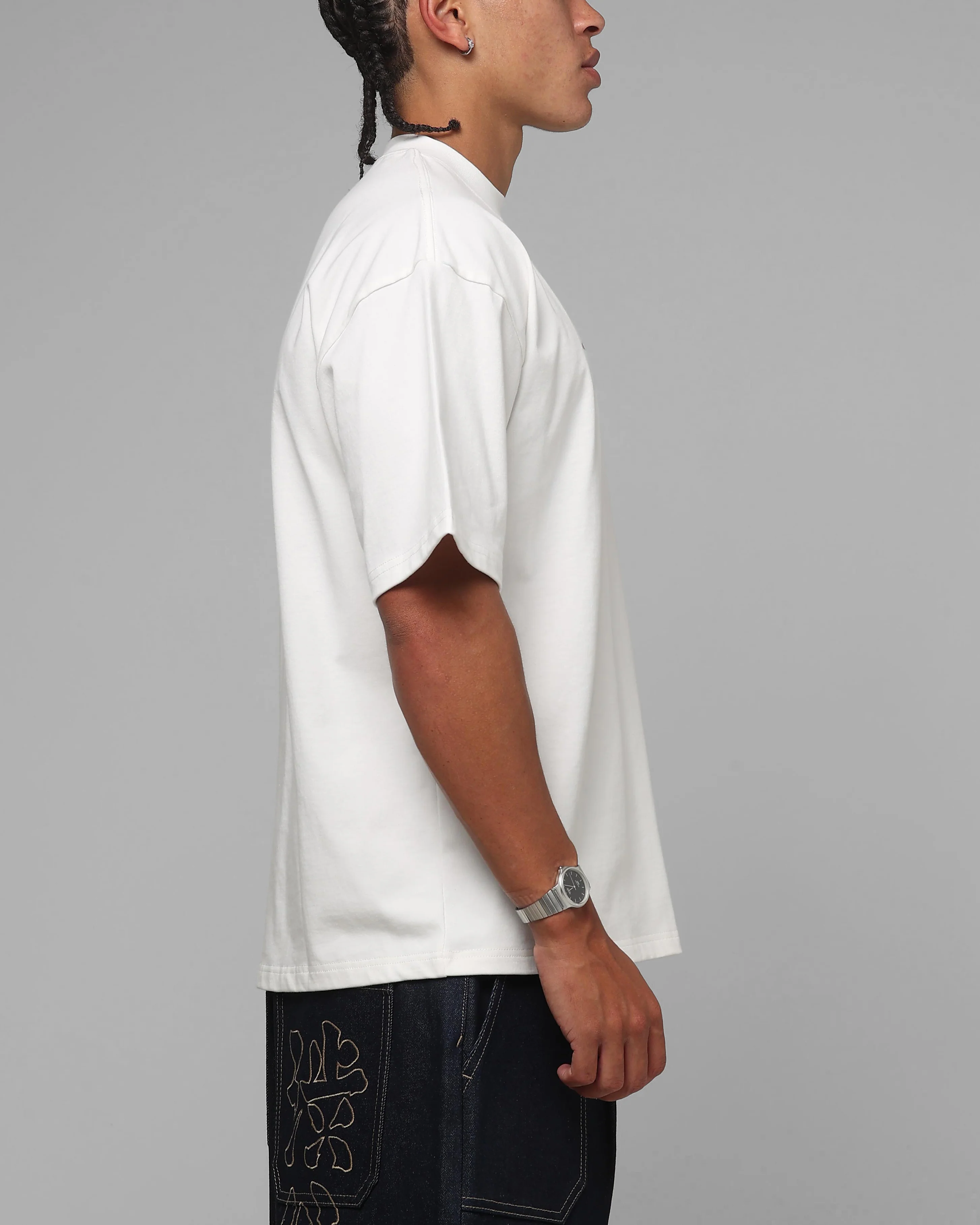 Loiter Digi Camo T-Shirt Off White/Pink - Image 3