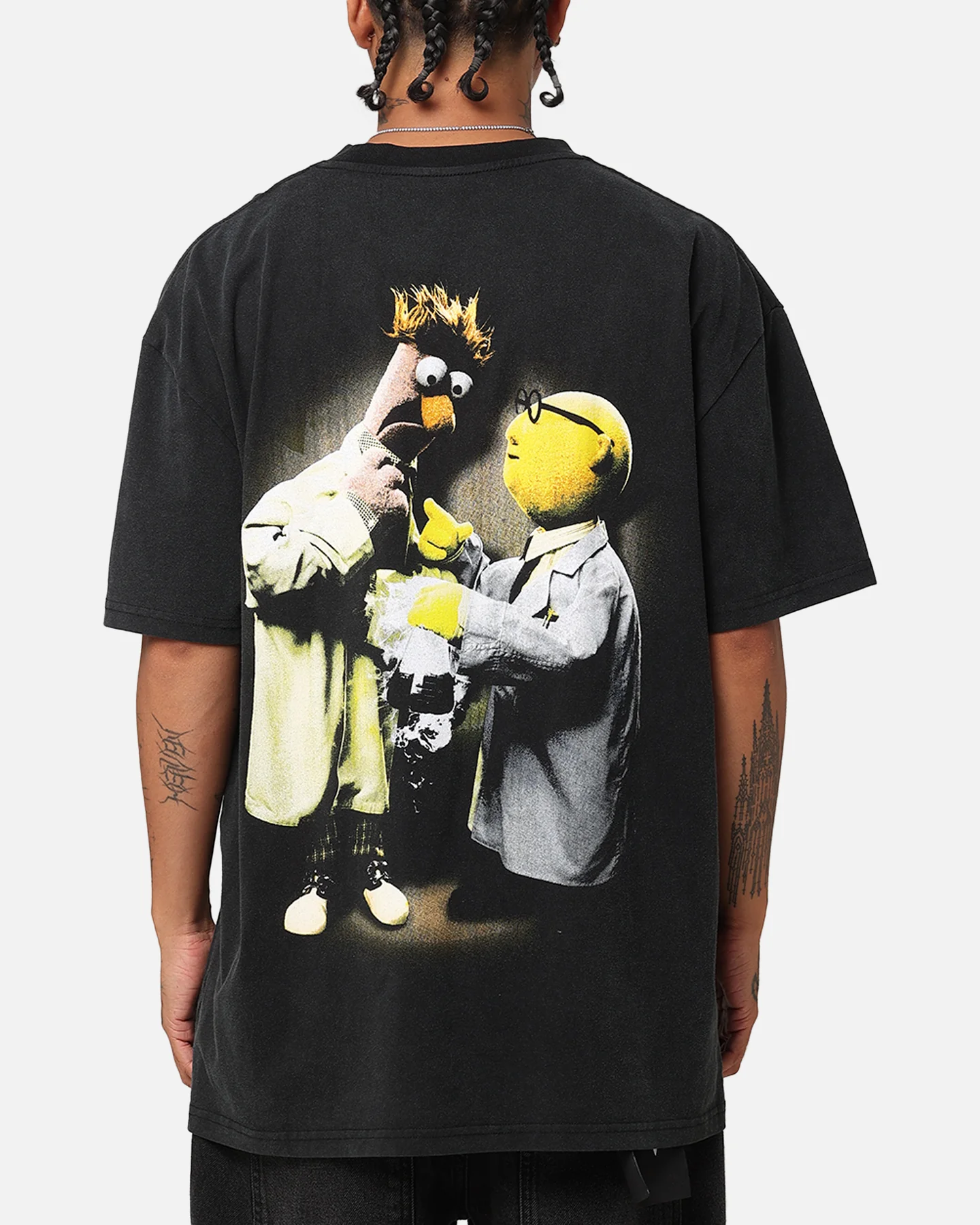 American Thrift Disney The Muppets Beaker Heavy T-Shirt Vintage Black - Image 2