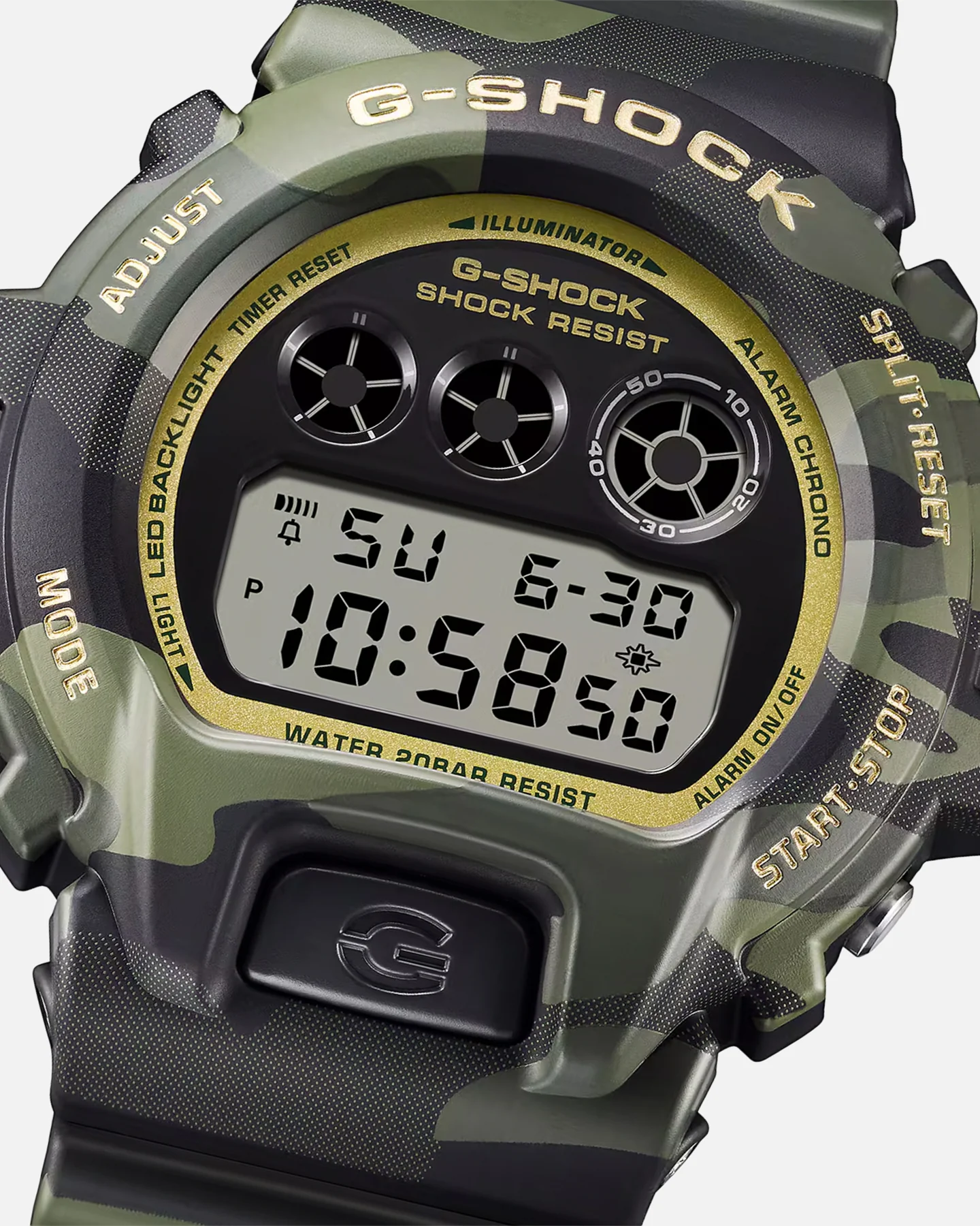 G Shock DW-6900CMG-3DR Watch Camo - Image 2