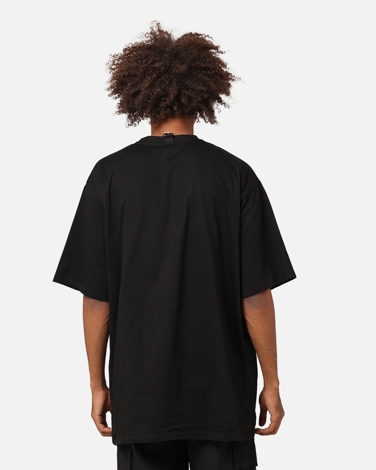 Dxxmlife L-0 A Baggy Blank T-Shirt Black - Image 4