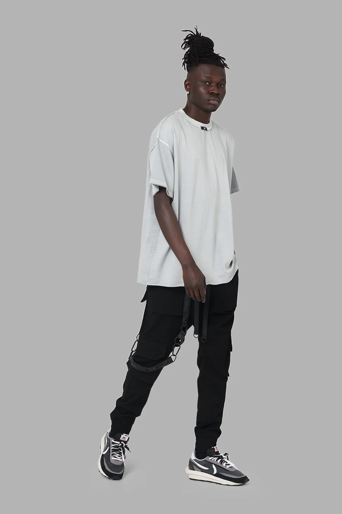 DXXMLife L-5 Txnal Oversized T-Shirt Grey/Grey - Image 8