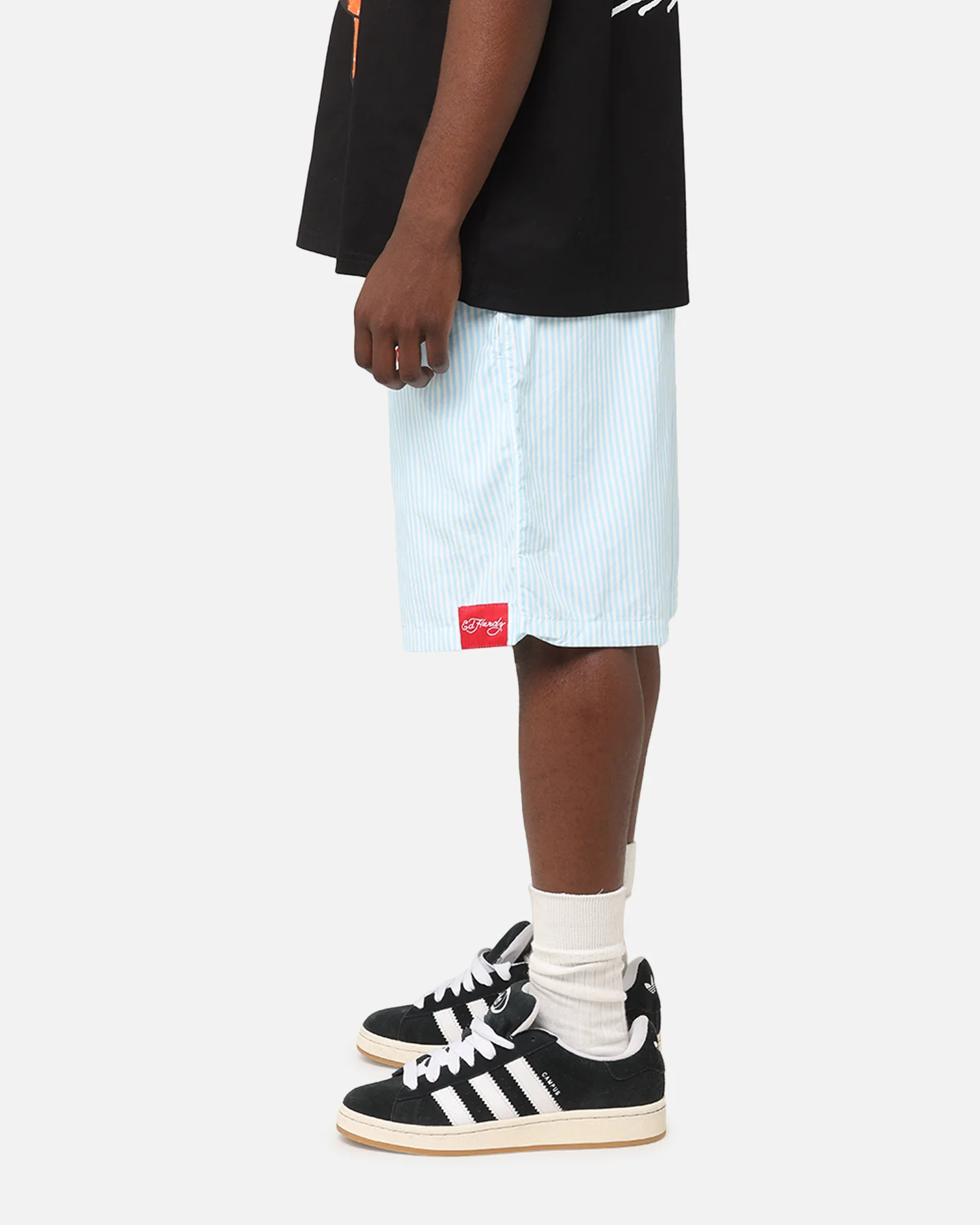 Ed Hardy Beach Shorts Blue Stripe - Image 6
