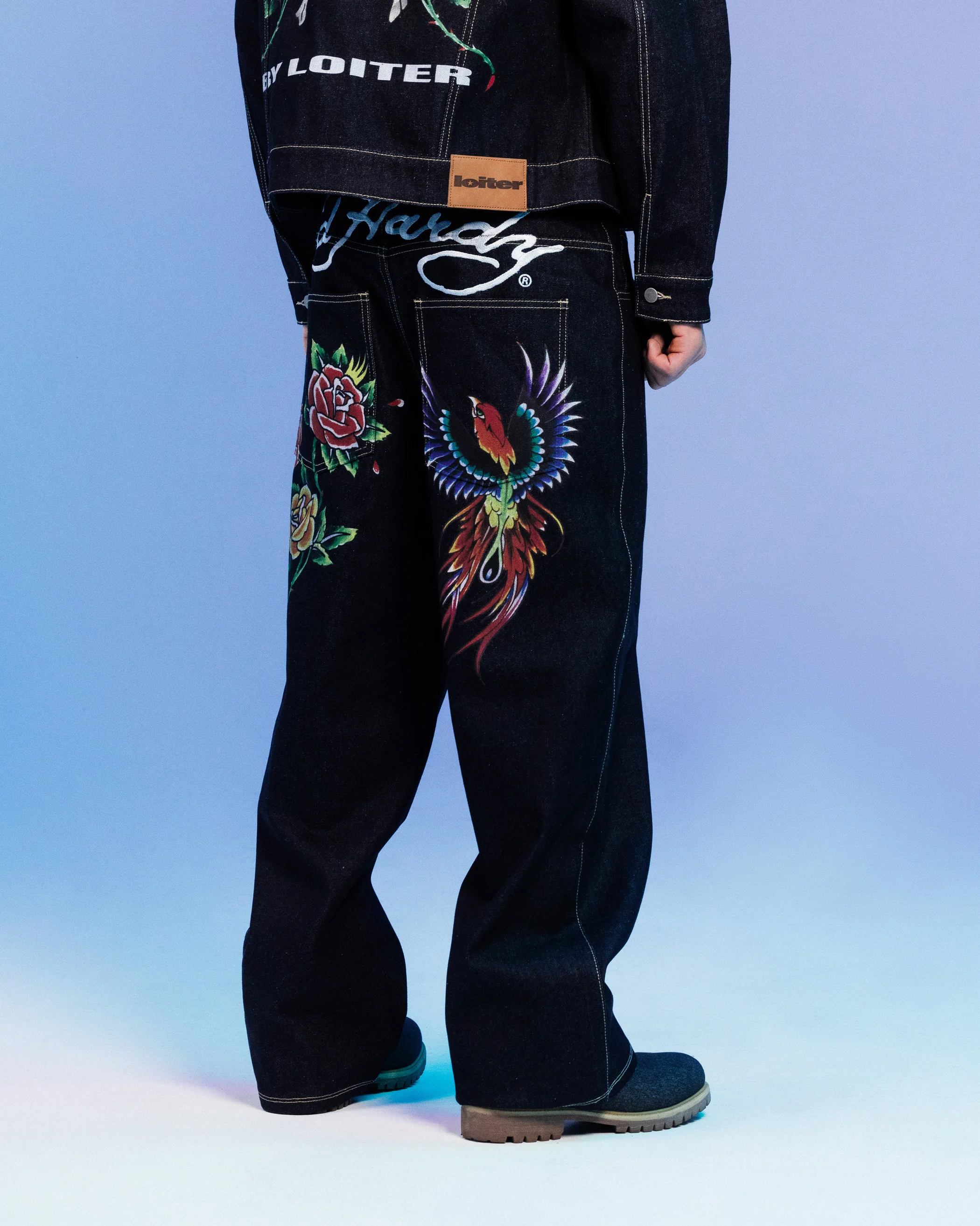 Ed Hardy By Loiter Denim Jeans Raw Indigo - Image 5