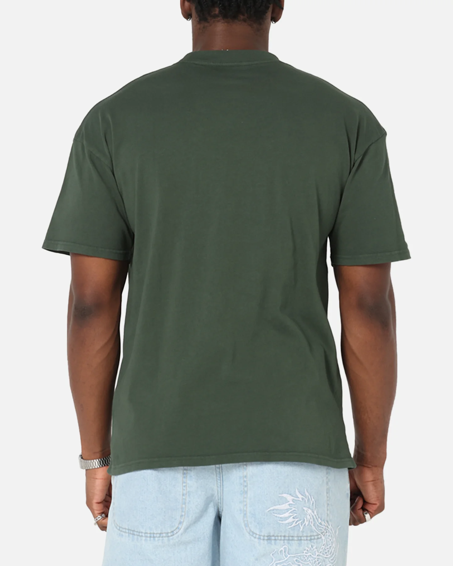 Ed Hardy Cross My Heart T-Shirt Pine Green - Image 3