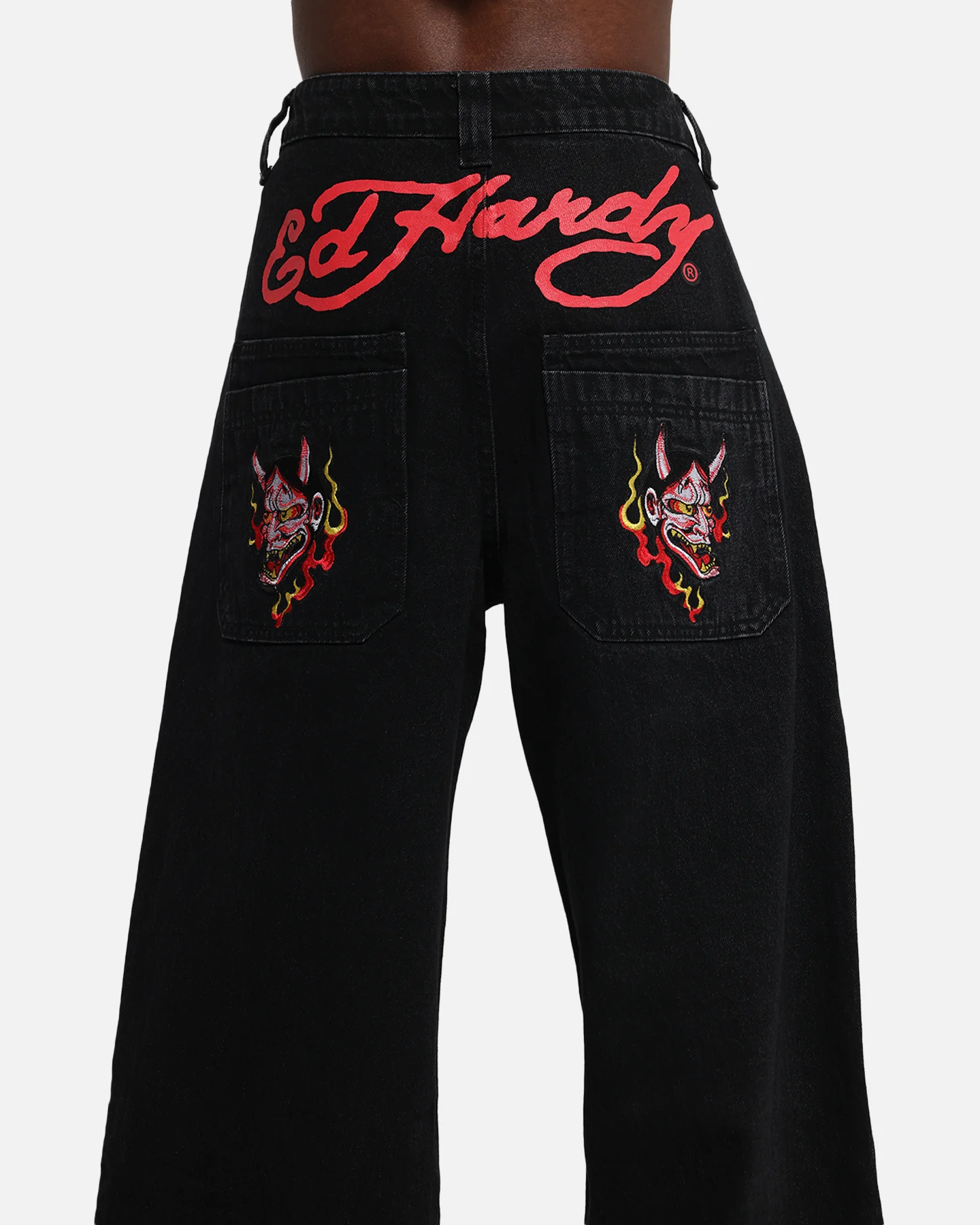 Ed Hardy Death Before Dishonour Jeans Black - Image 8