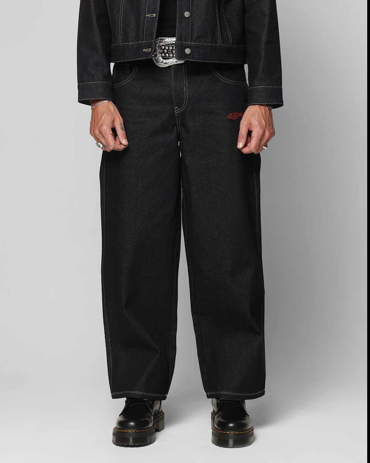 Ed Hardy Denim Jeans Raw Indigo - Image 6