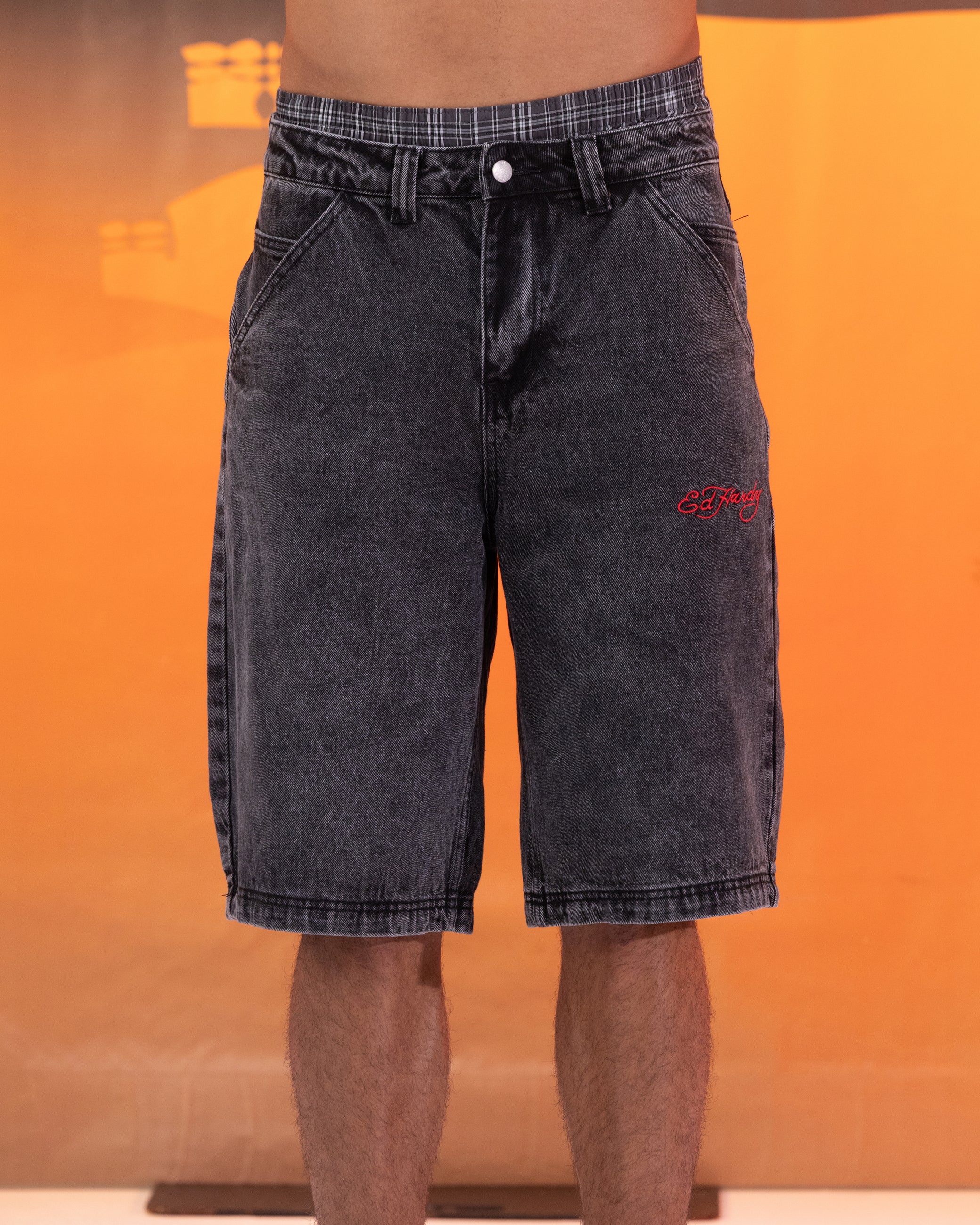 Ed Hardy Devil Jorts Black - Image 7