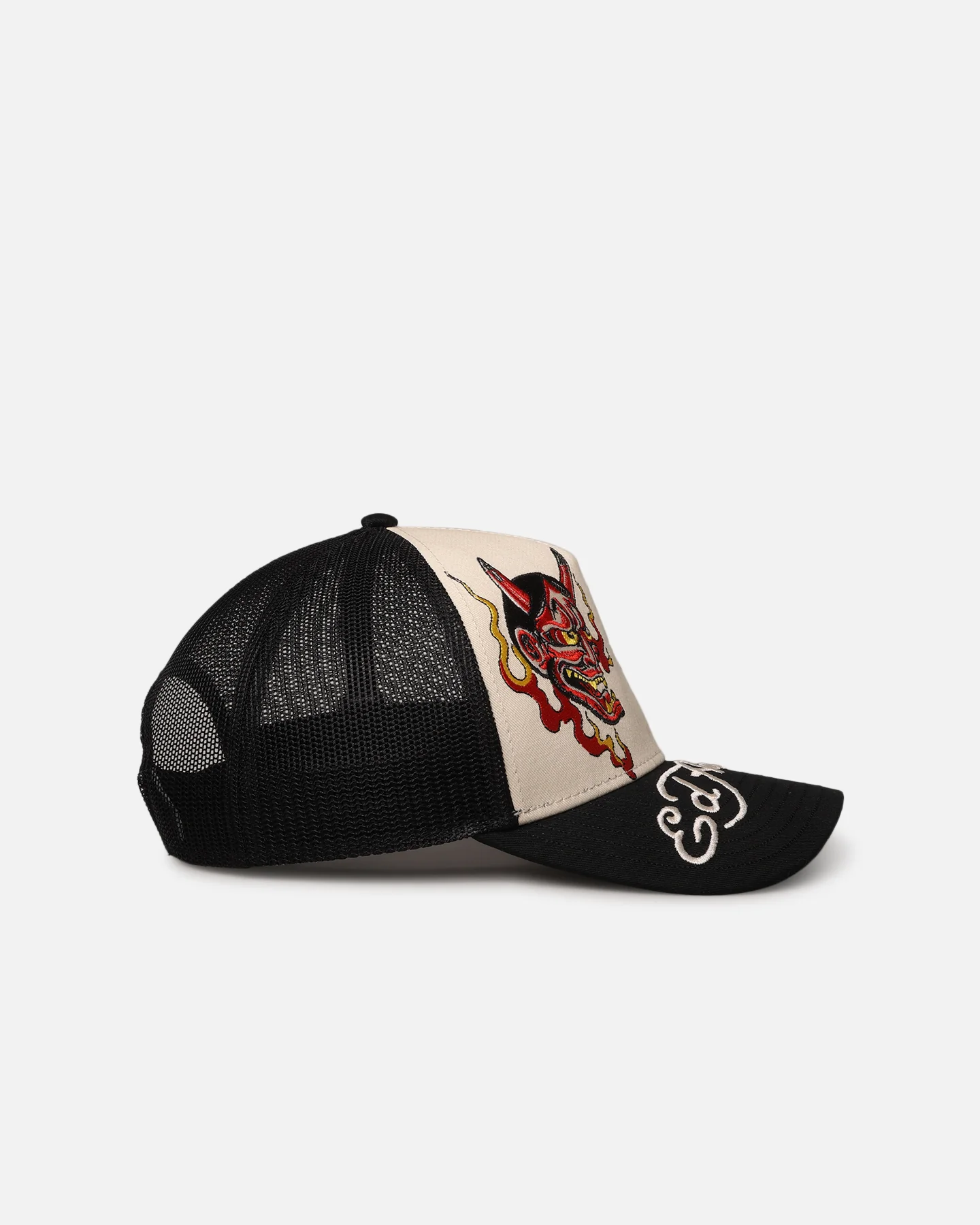 Ed Hardy Devil Trucker Snapback Black - Image 3