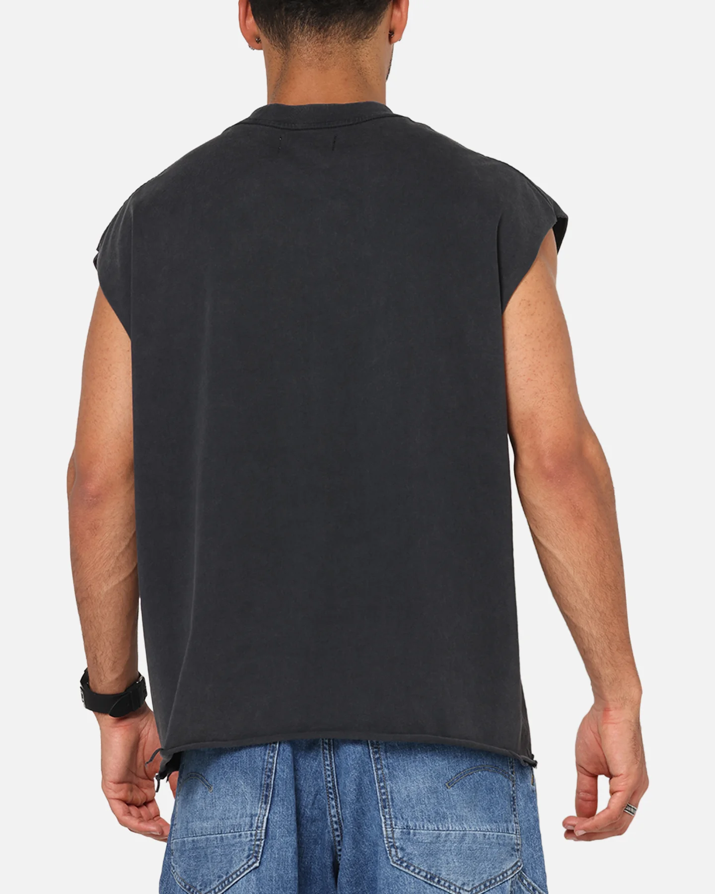 Ed Hardy Distressed Demon Muscle T-Shirt Black - Image 3