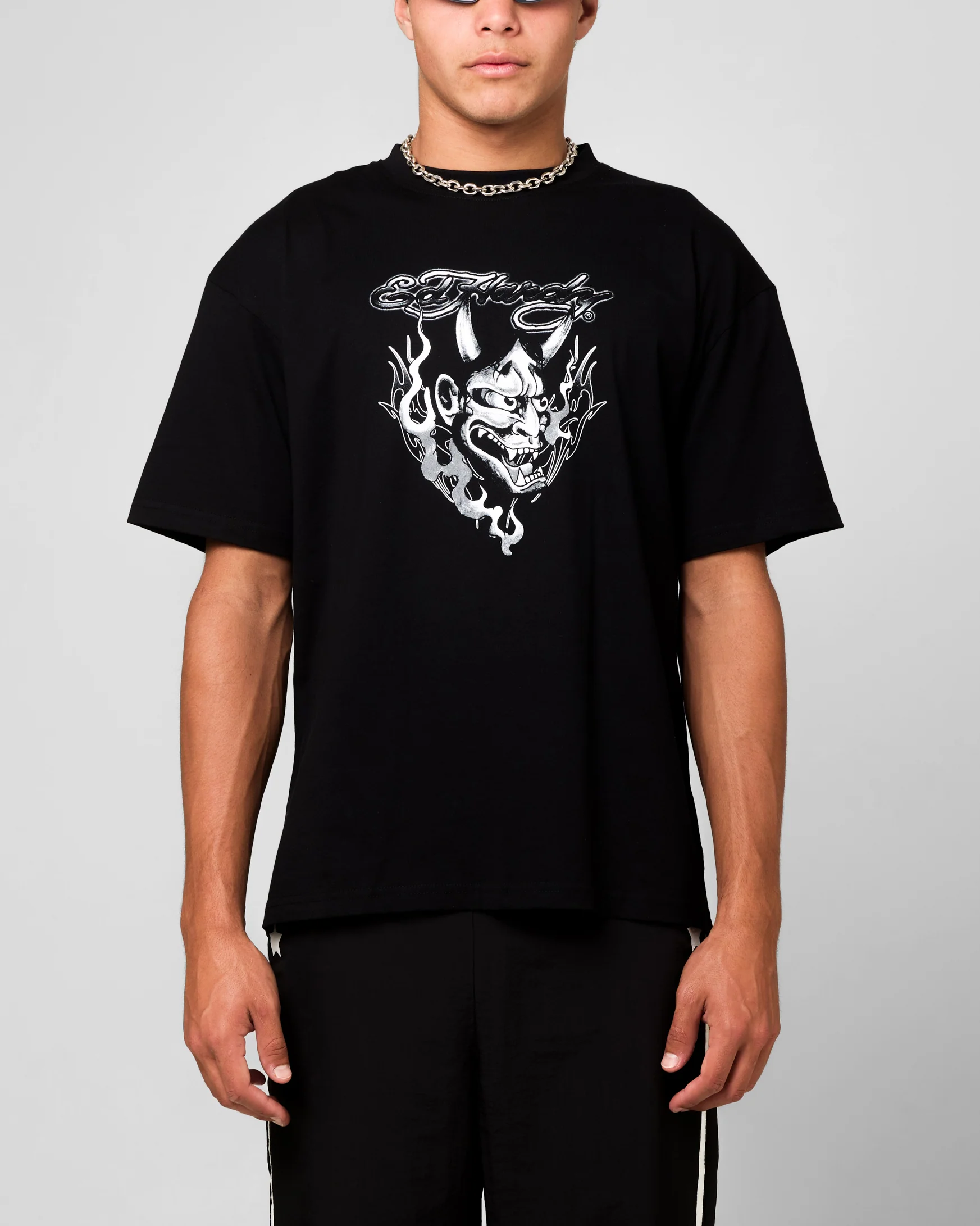 Ed Hardy Double Horns T-Shirt Black - Image 3