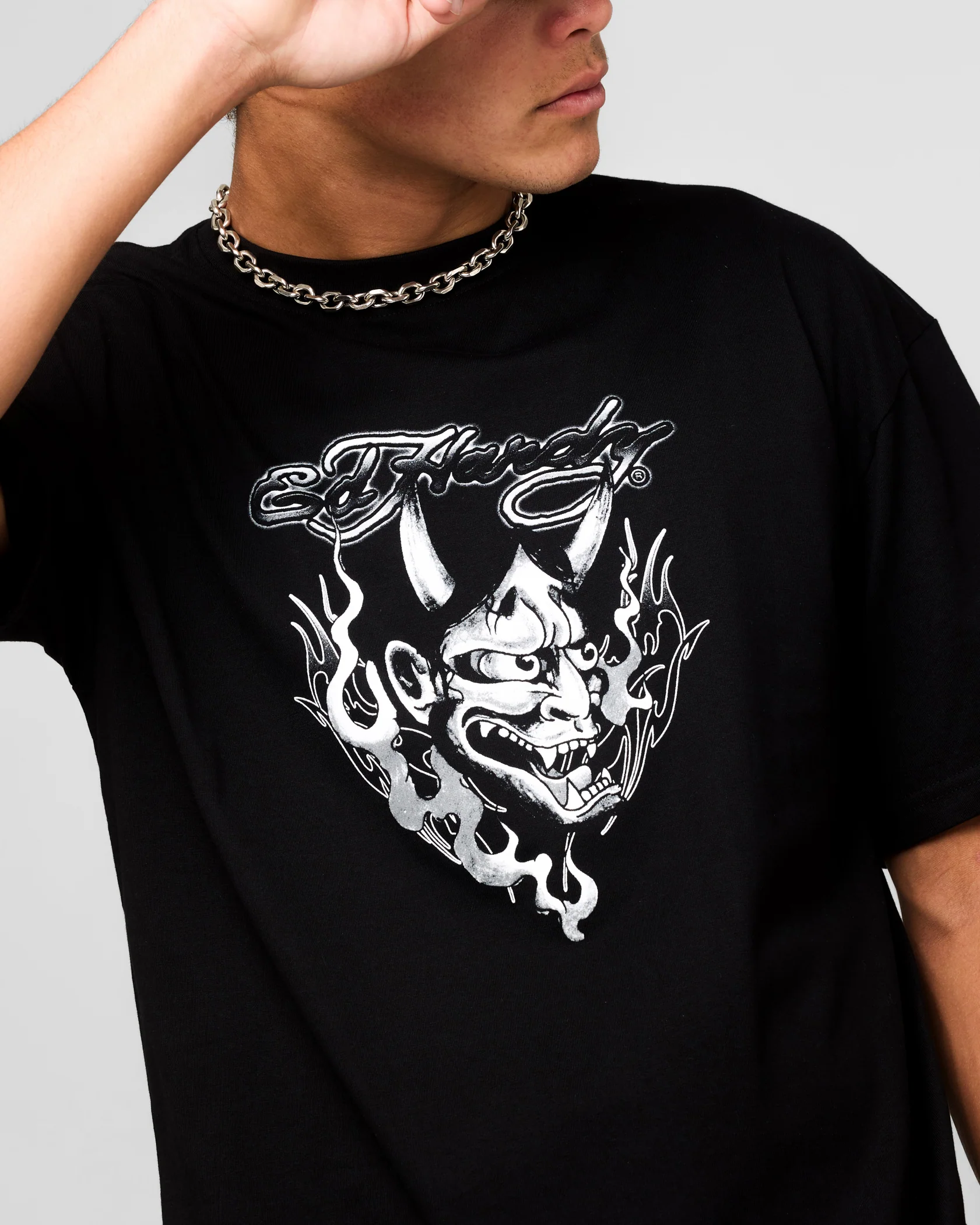 Ed Hardy Double Horns T-Shirt Black - Image 8