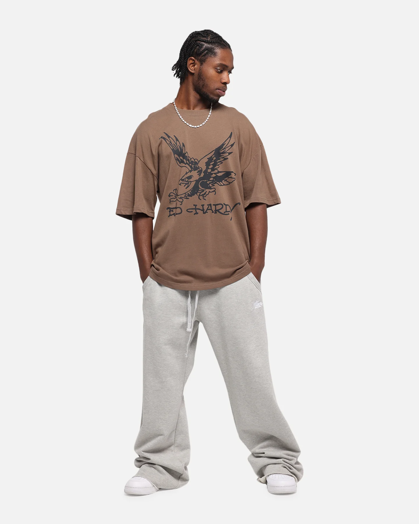 Ed Hardy Eagle T-Shirt Brown - Image 3
