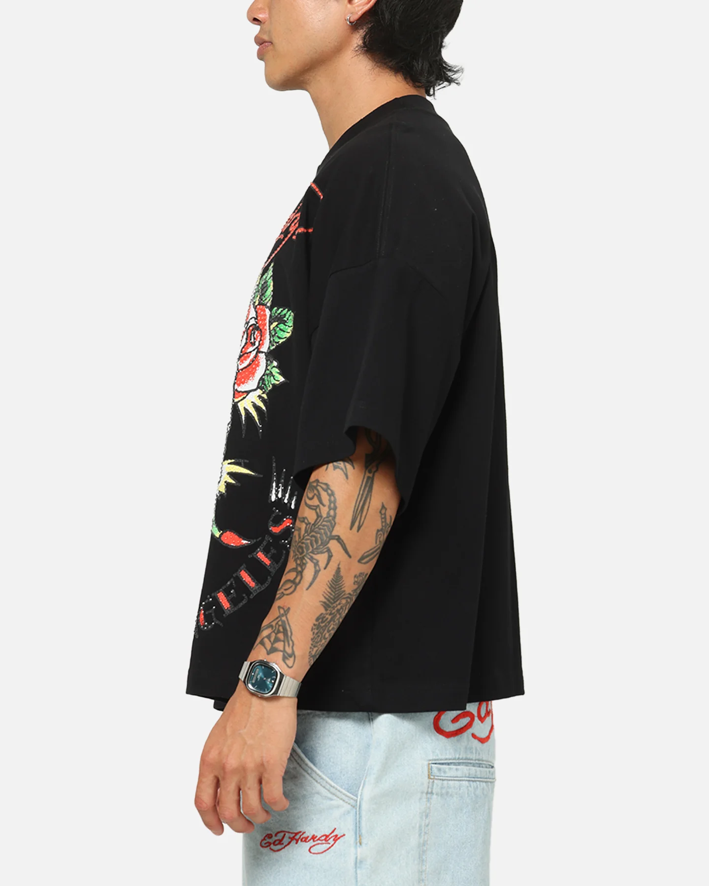 Ed Hardy Eternal T-Shirt Black - Image 5