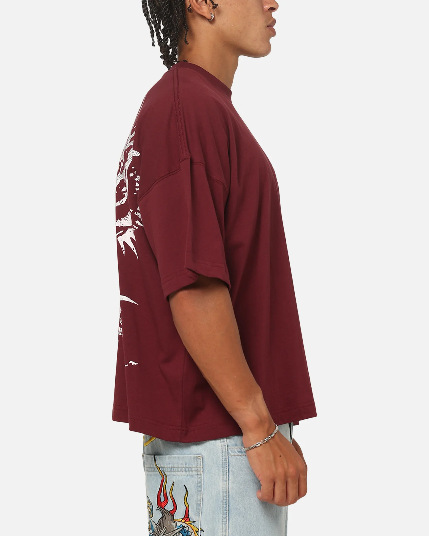 Ed Hardy Fade T-Shirt Wine - Image 5