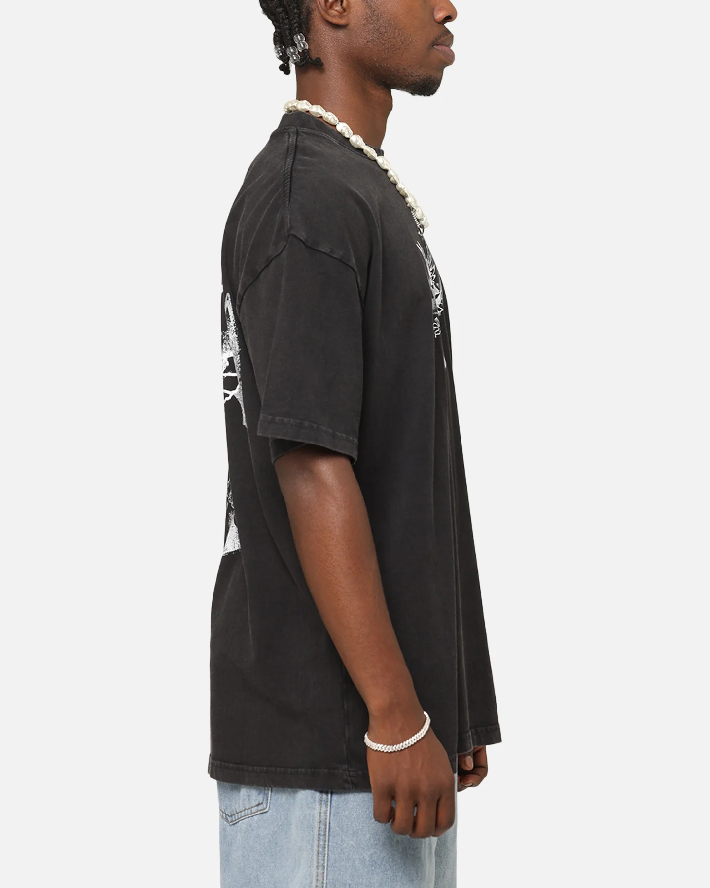 Ed Hardy Flight Premium T-Shirt Black Acidwash - Image 5