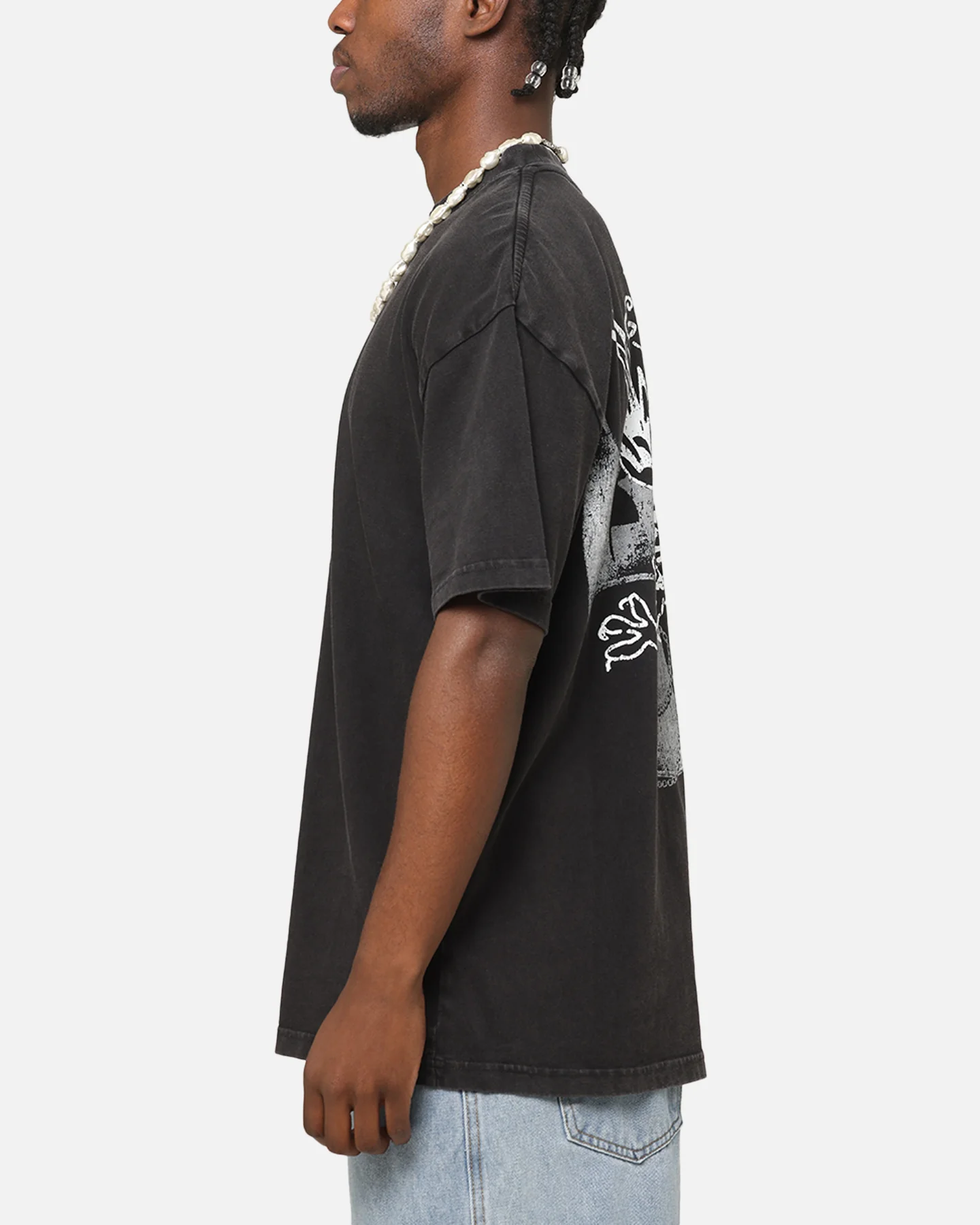 Ed Hardy Flight Premium T-Shirt Black Acidwash - Image 6