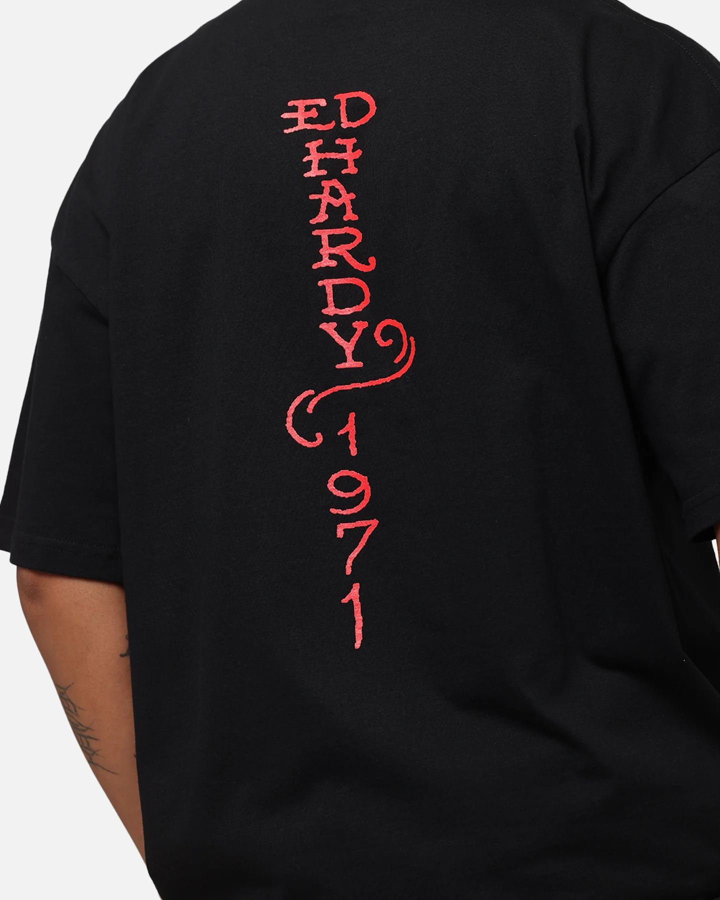 Ed Hardy Lost Luck T-Shirt Black - Image 8