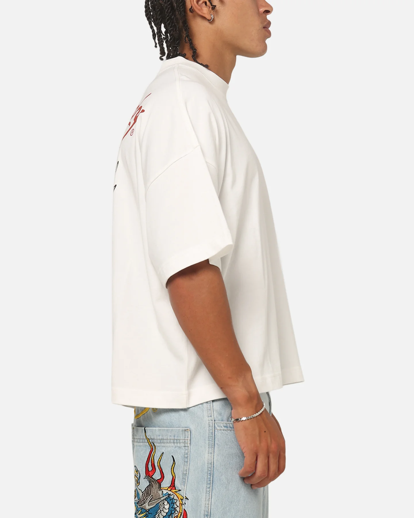 Ed Hardy NYC T-Shirt Off White - Image 5