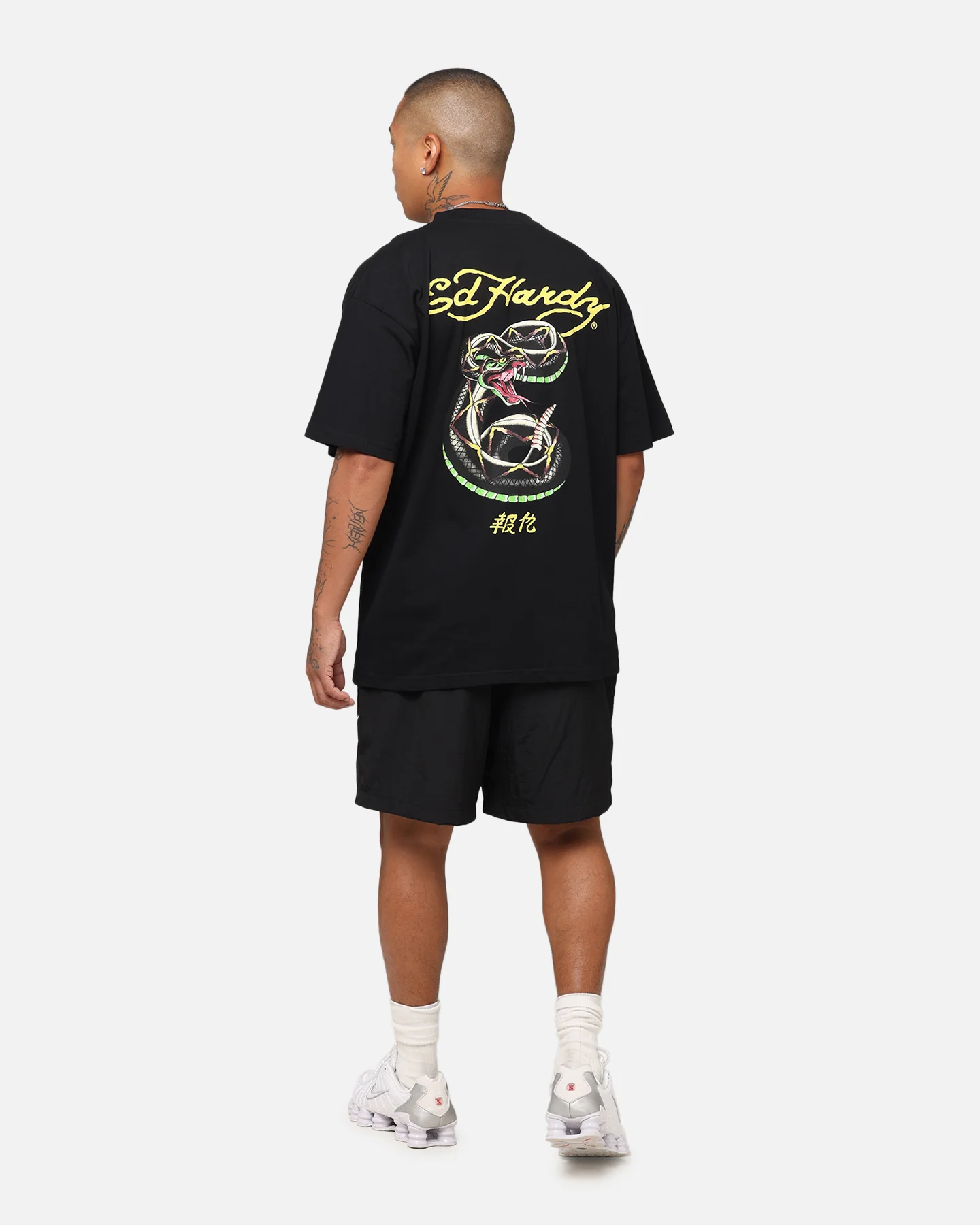 Ed Hardy Rattlesnake Reign T-Shirt Black - Image 3