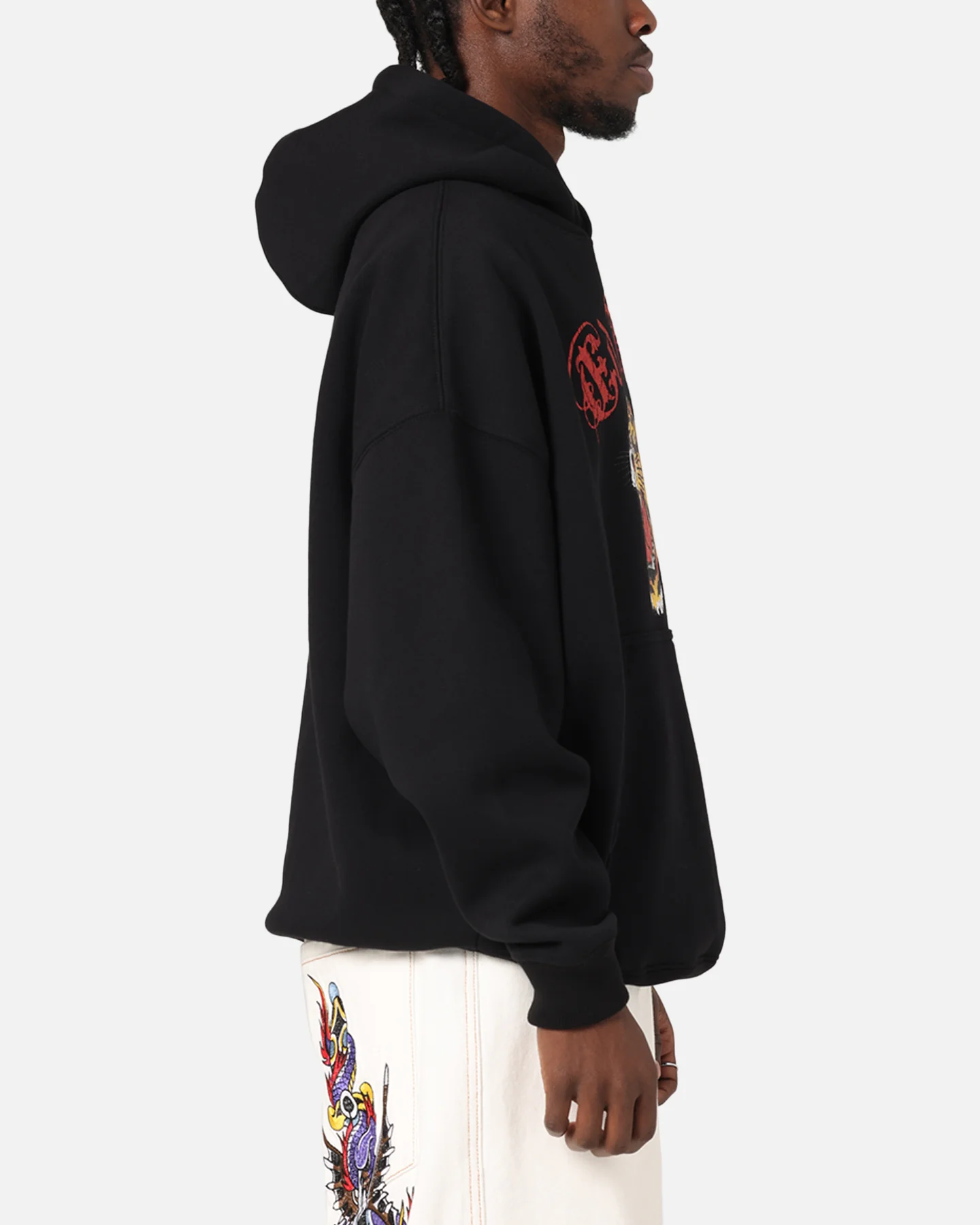 Ed Hardy Tiger Wrath Hoodie Black - Image 4
