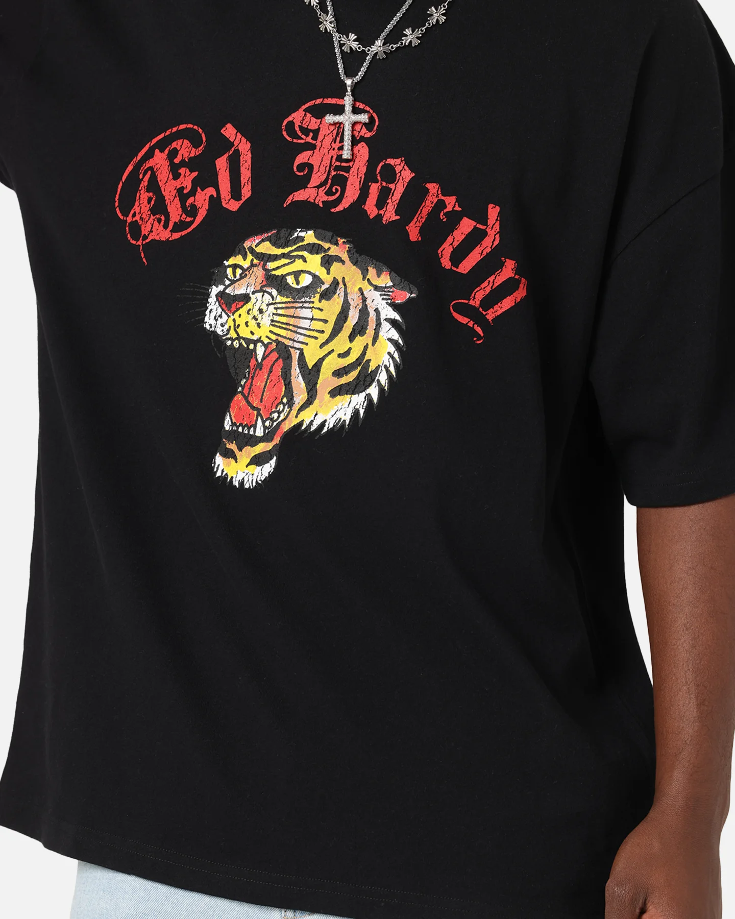 Ed Hardy Tiger Wrath T-Shirt Black - Image 5