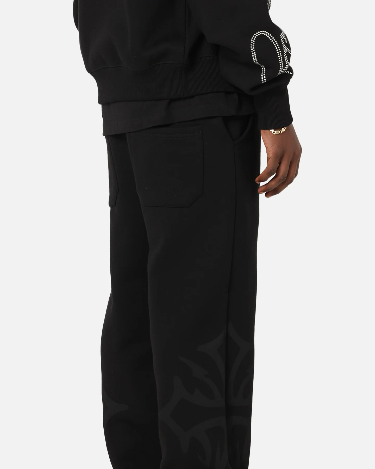Ed Hardy Trinity Sweatpants Black - Image 4
