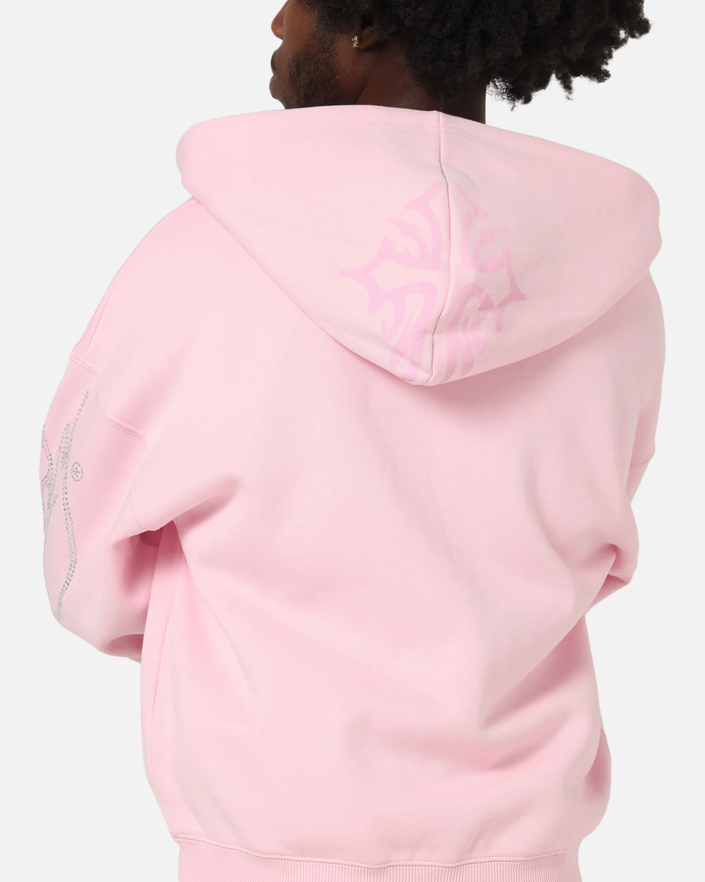 Ed Hardy Trinity Zip Hoodie Pink - Image 8