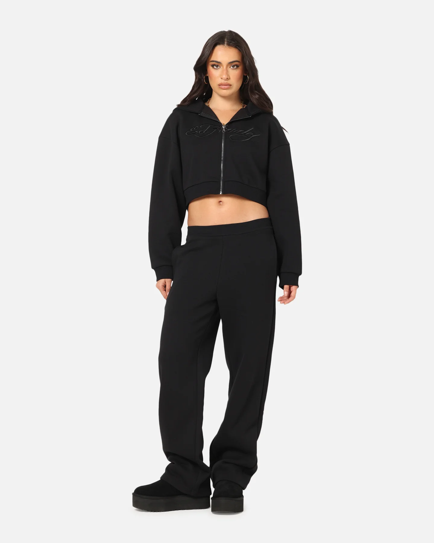 Ed Hardy Women's Butterfly Effect Hoodie Black - Image 4
