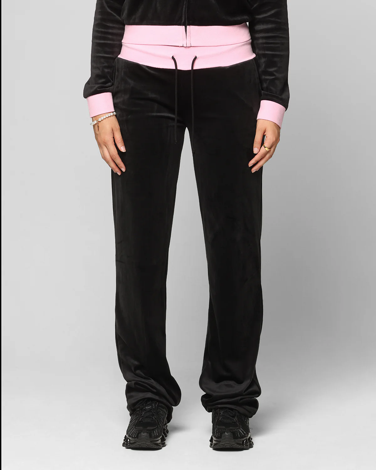 Ed Hardy Women's Ed Hardy Trackpants Black/Pink - Image 5