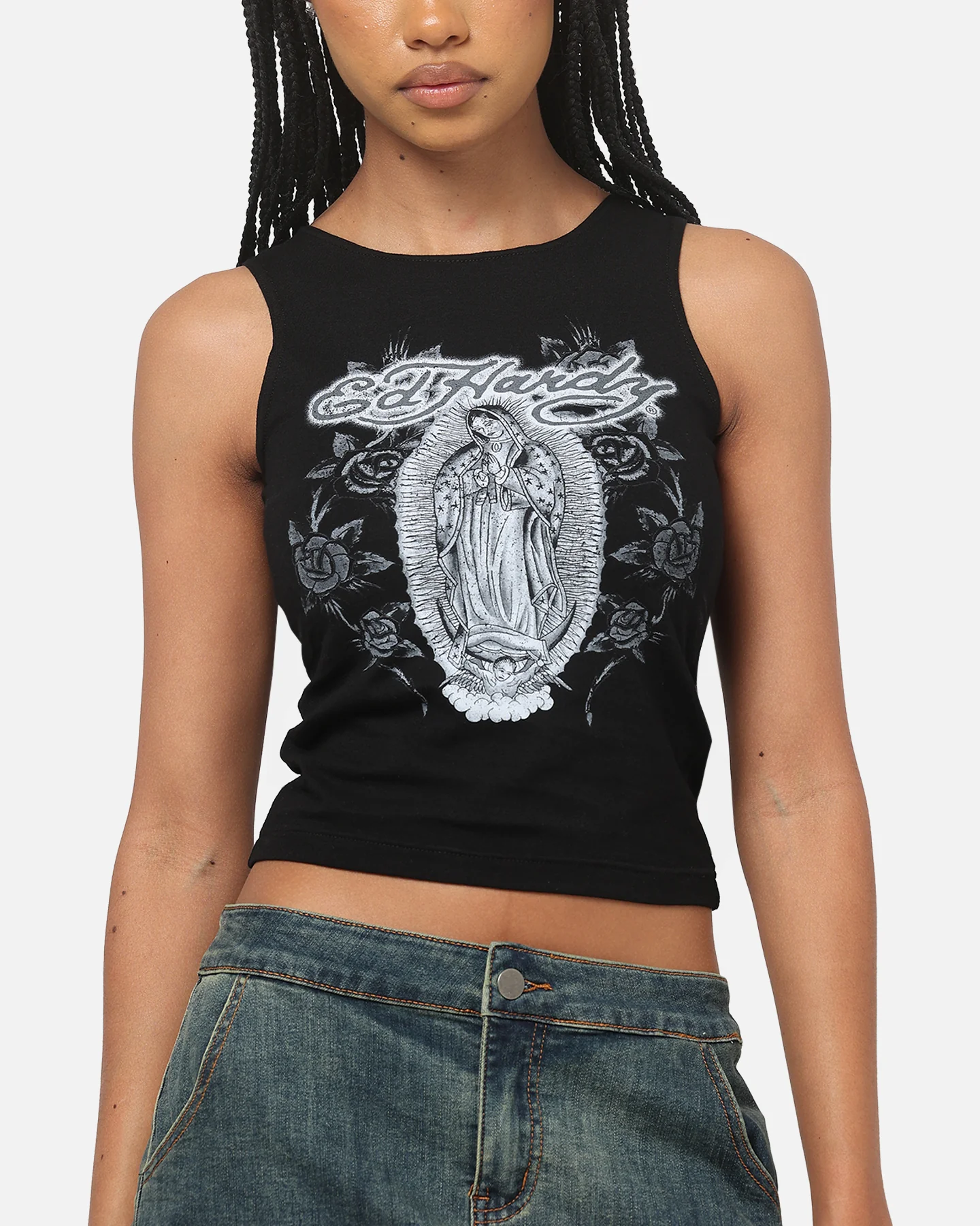 Ed Hardy Women's Holy Tank Black - Image 6