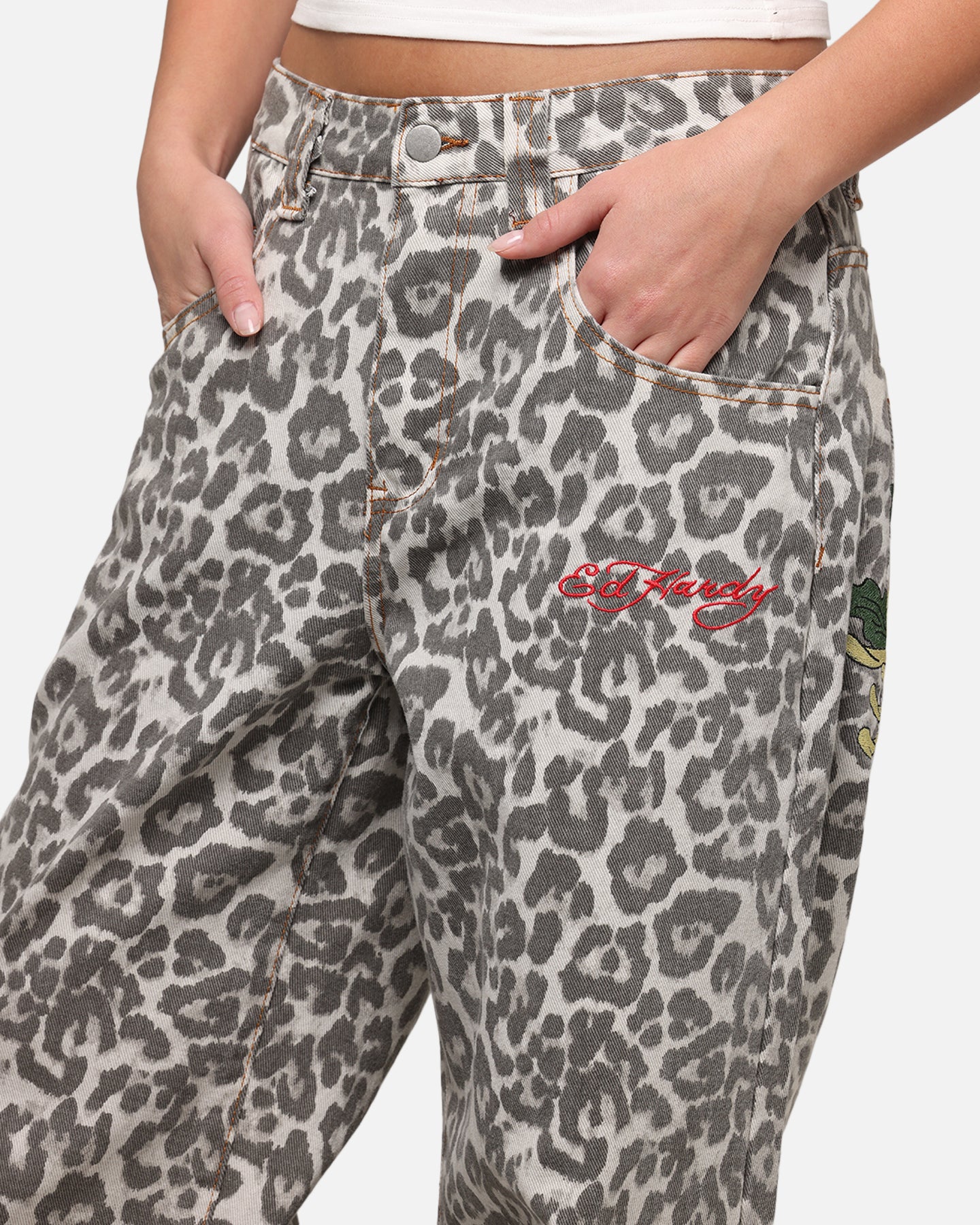 Ed Hardy Women's Leopard Jeans Leopard - Image 4