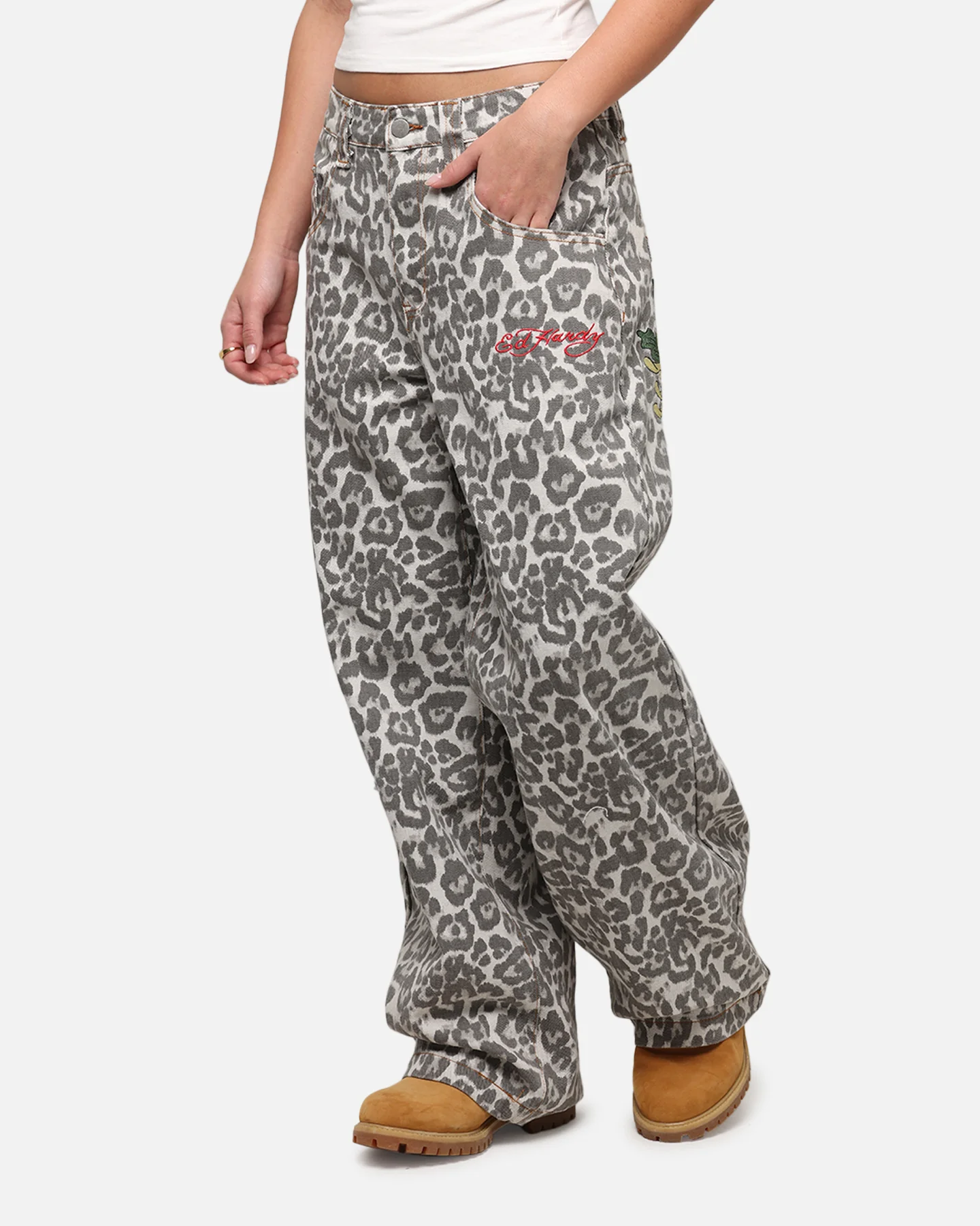 Ed Hardy Women's Leopard Jeans Leopard - Image 6