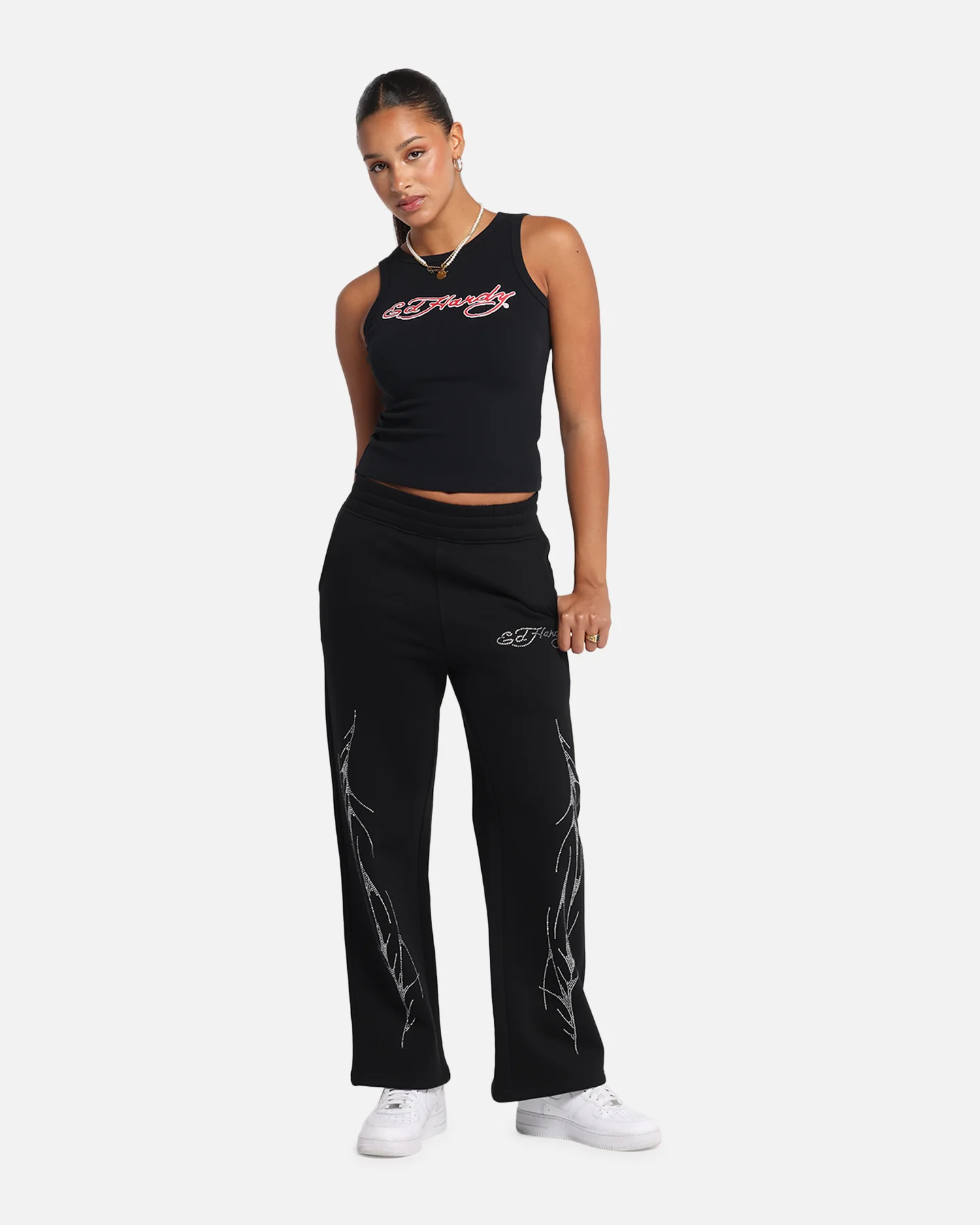 Ed Hardy Women's Tried And True Tank Black - Image 3