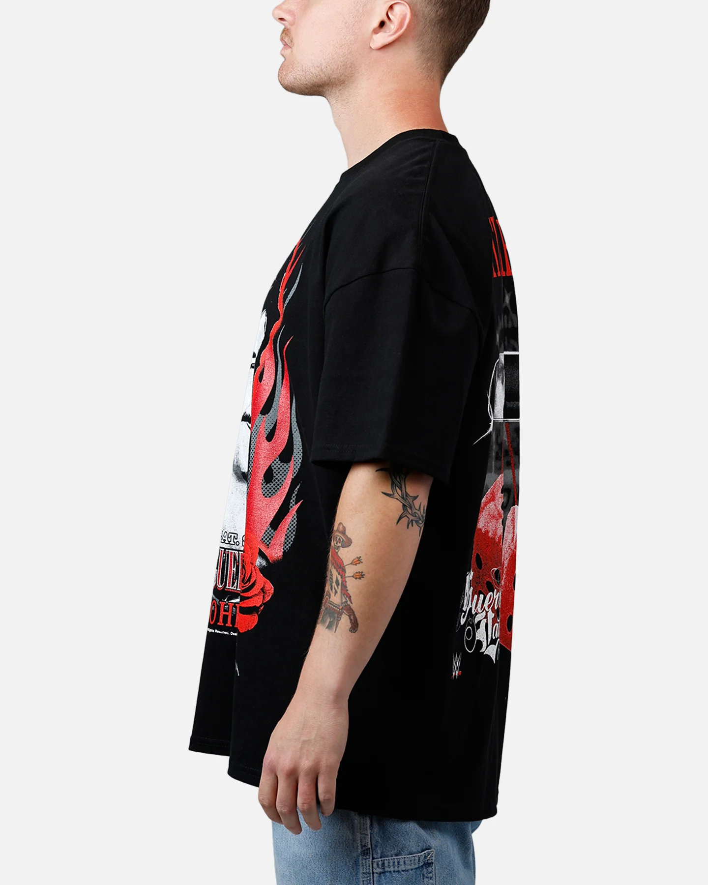 73Studio X WWE Eddie Guerrero Independence T-Shirt Black - Image 5