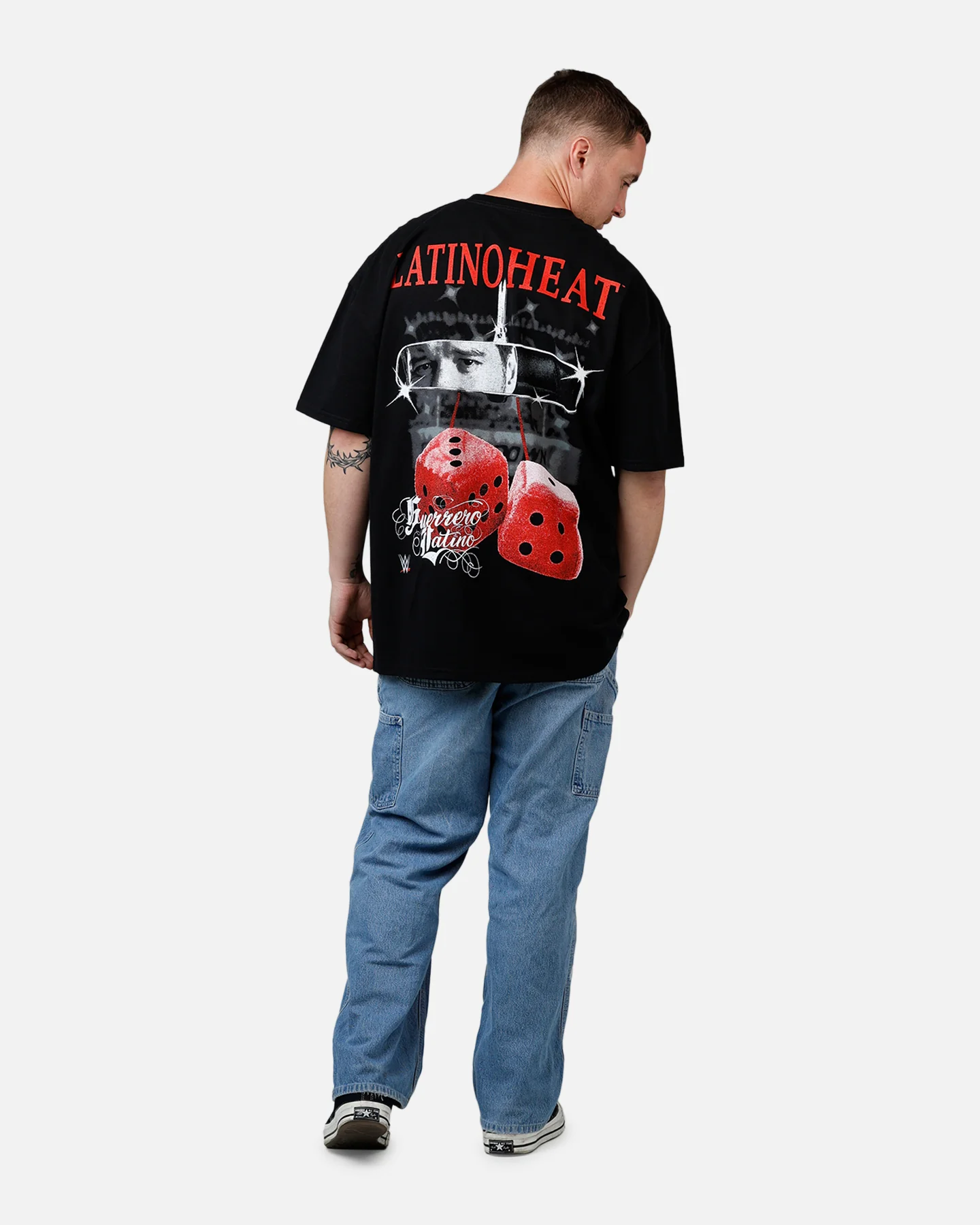 73Studio X WWE Eddie Guerrero Independence T-Shirt Black - Image 6