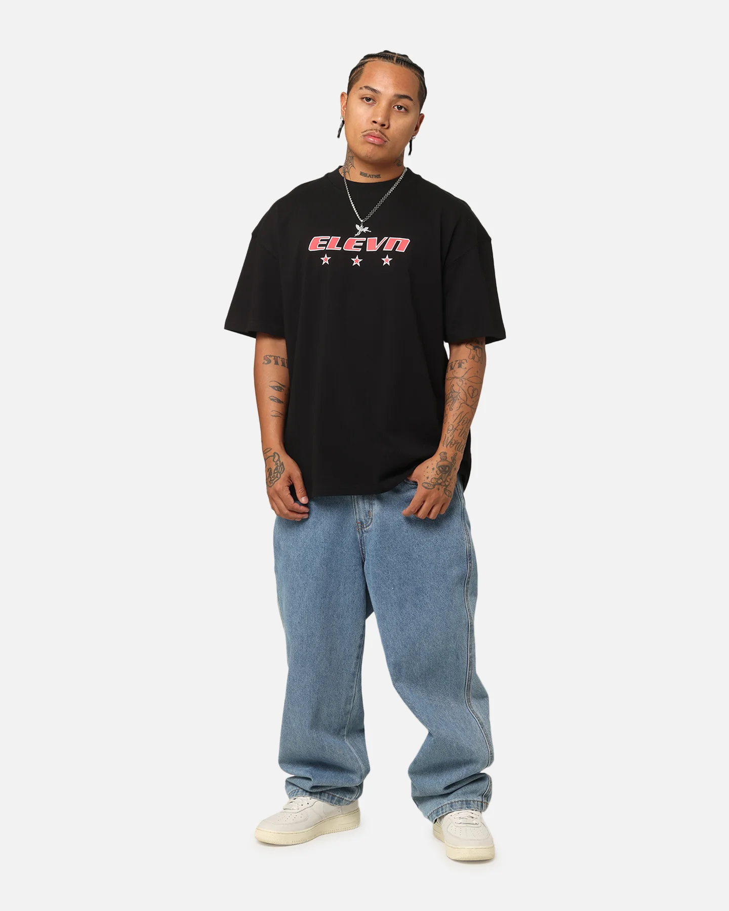 Elevn Clothing Co Racing T-Shirt Black - Image 2