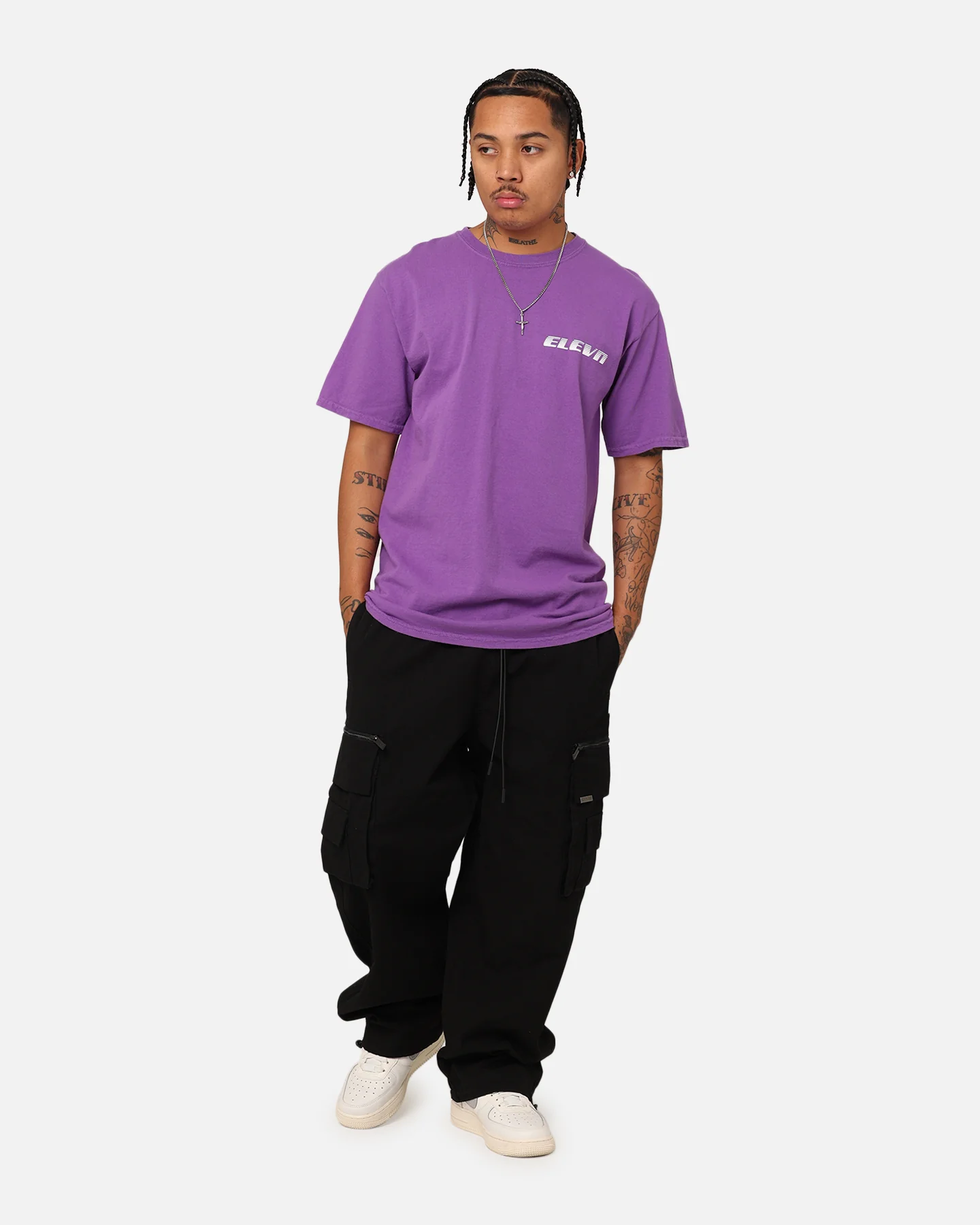 Elevn Clothing Co Speed T-Shirt Purple - Image 2