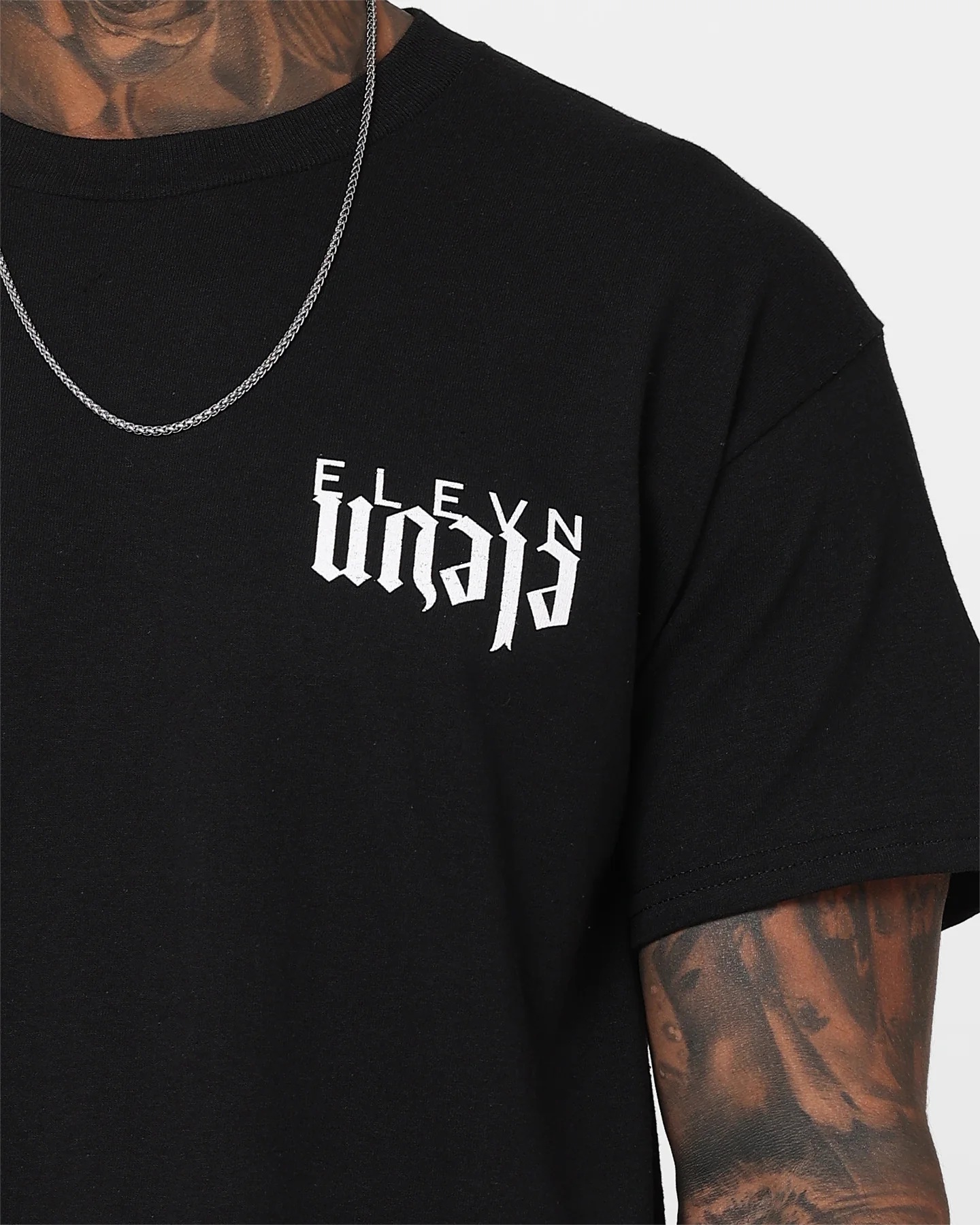 Elevn Clothing Co Upside T-Shirt Black - Image 4