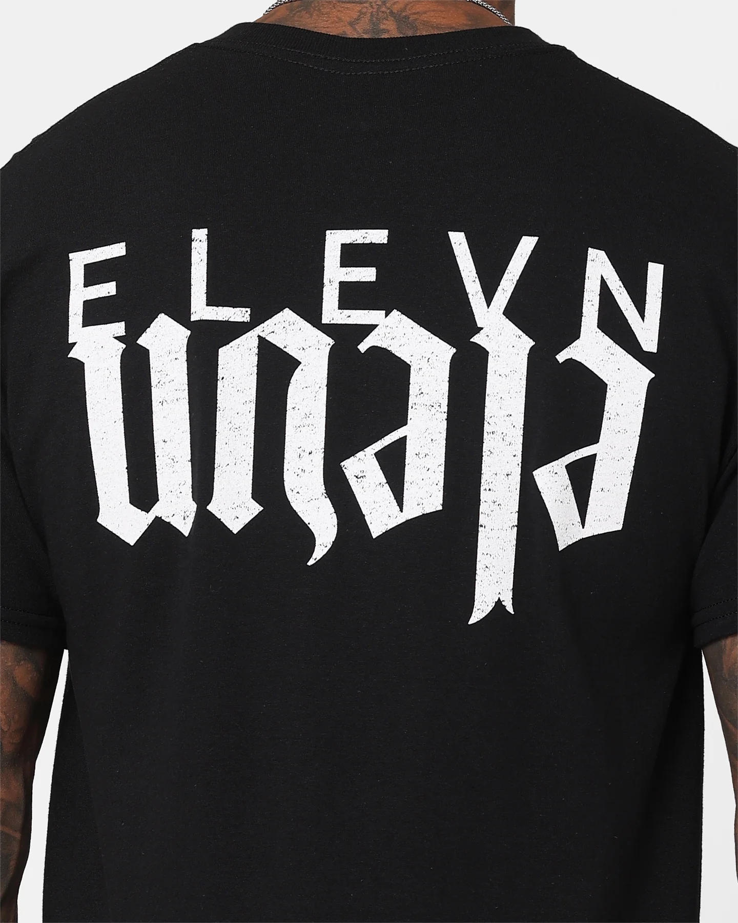 Elevn Clothing Co Upside T-Shirt Black - Image 5