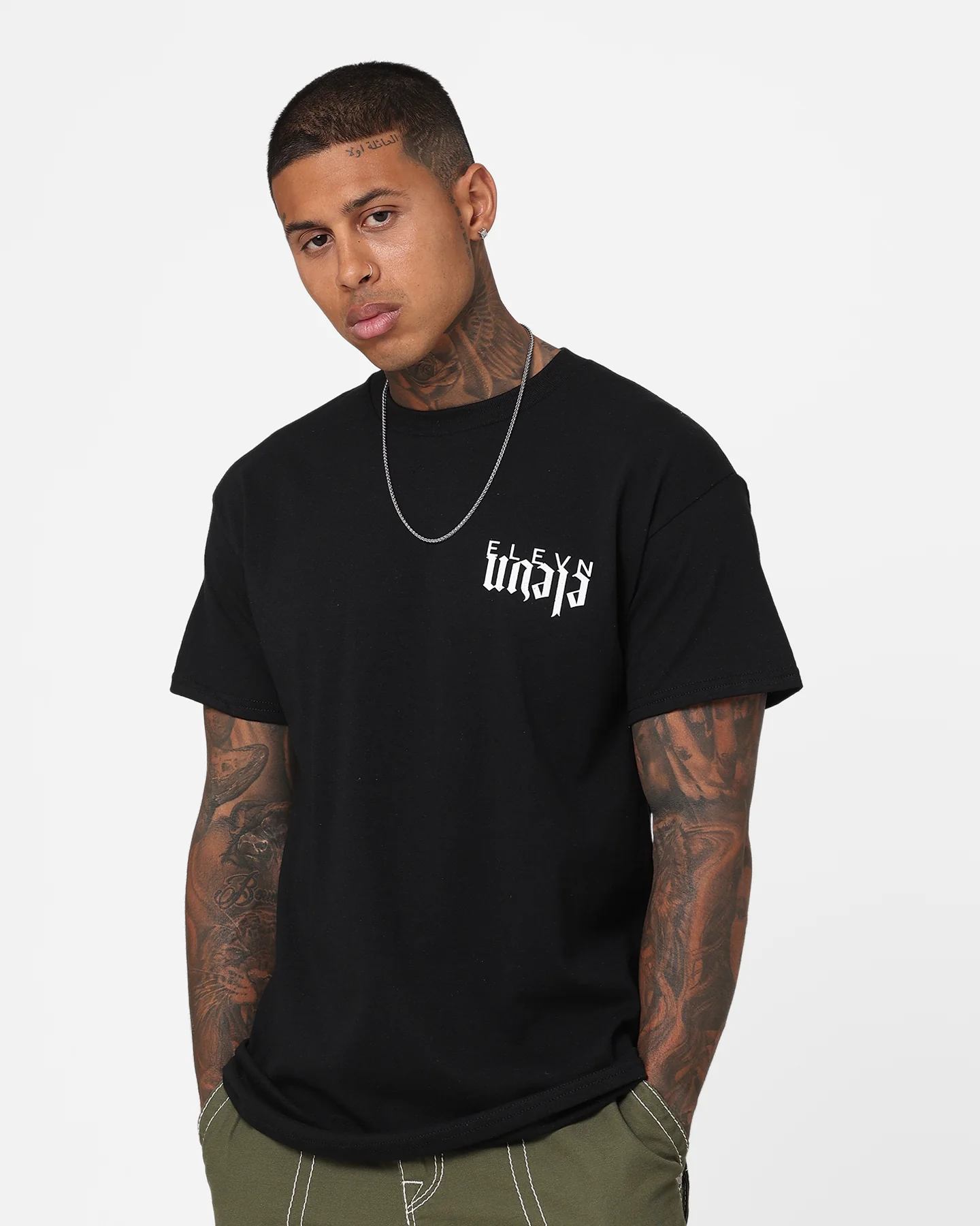 Elevn Clothing Co Upside T-Shirt Black - Image 7