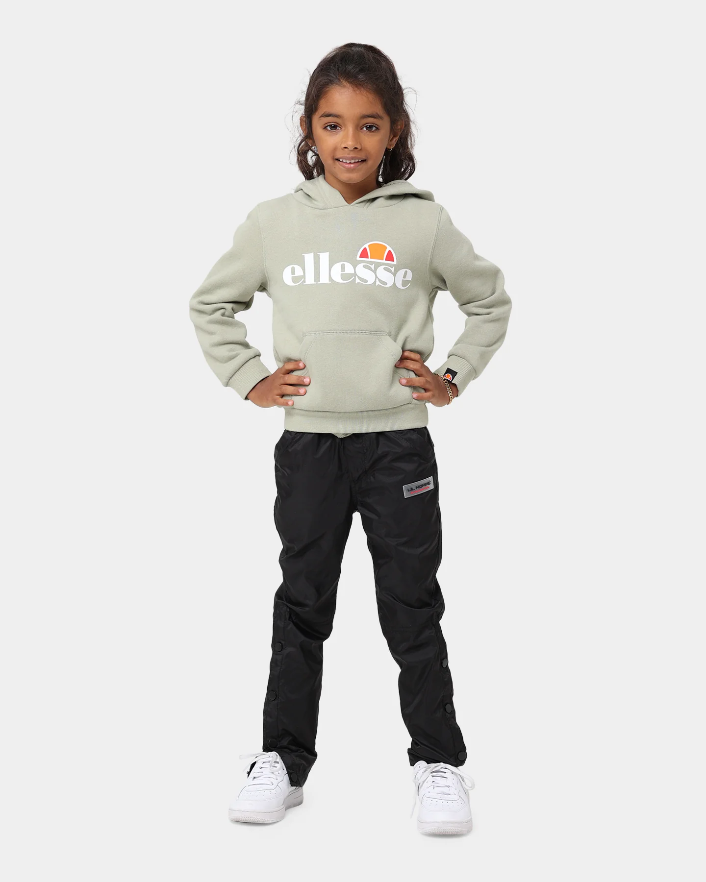 Ellesse Kids' Jero OH Hoodie Green - Image 4