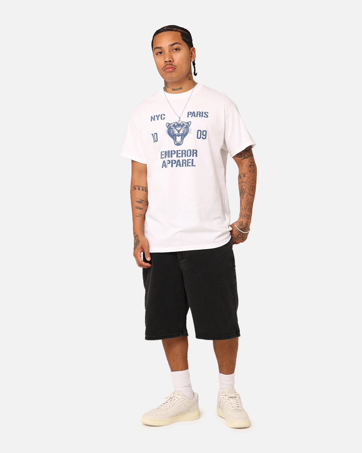 Emperor Apparel Collegiate T-Shirt White - Image 2