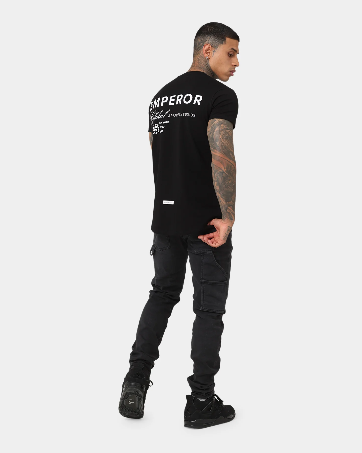 Emperor Apparel Global After Dark T-Shirt Black - Image 3