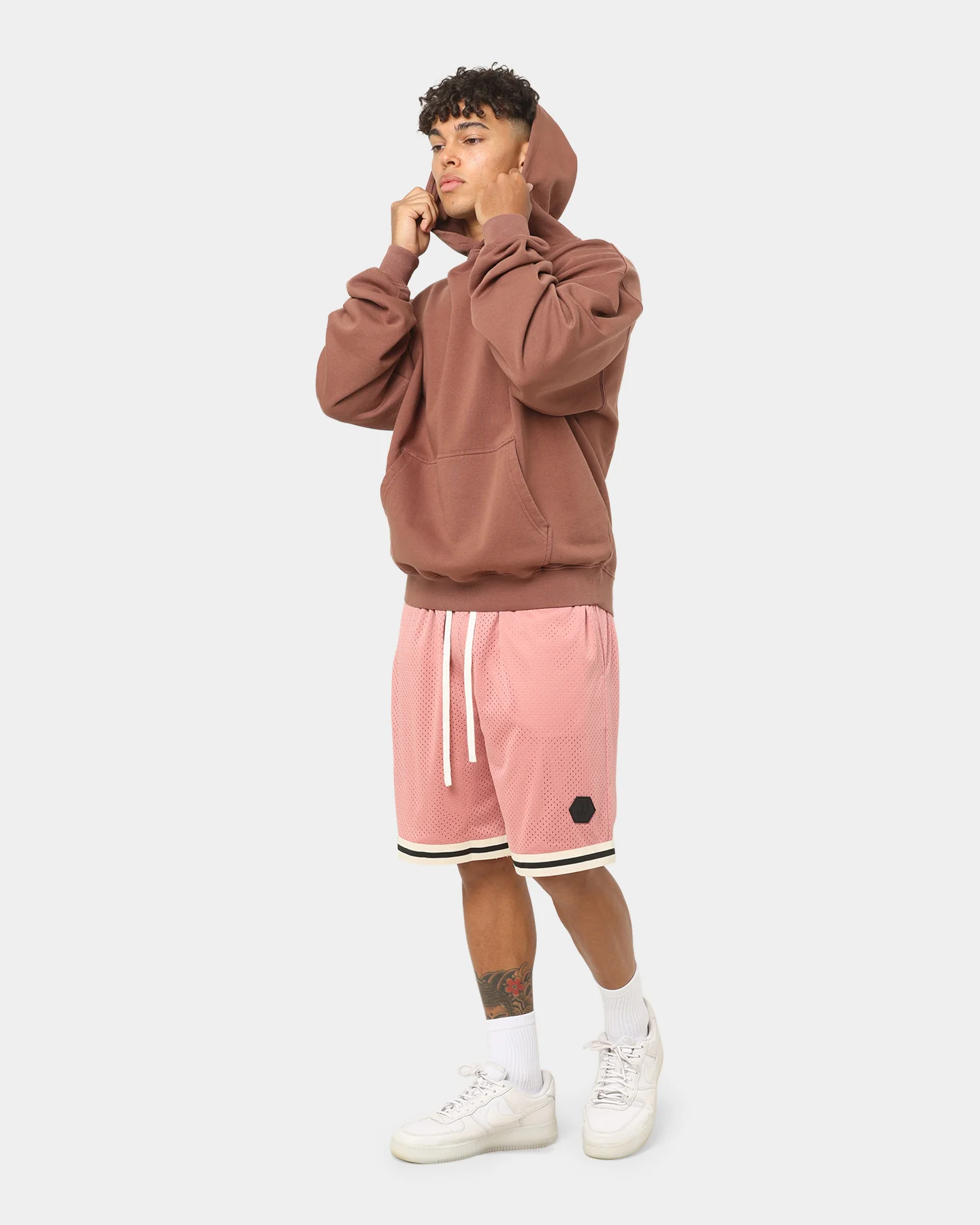 EN ES Origins Hoodie Washed Brown - Image 2