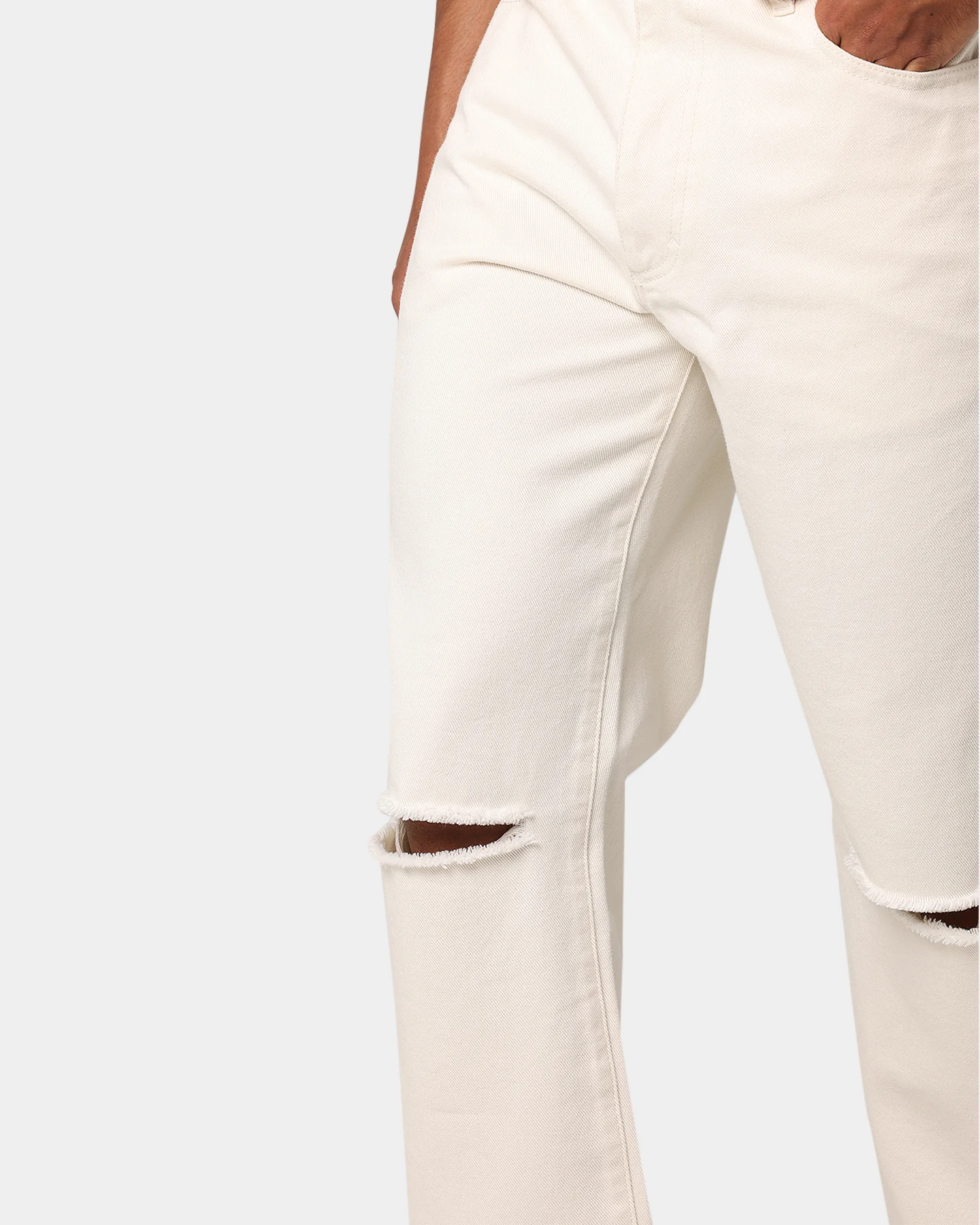 EN ES Ryder Straight Leg Jeans Off White - Image 10