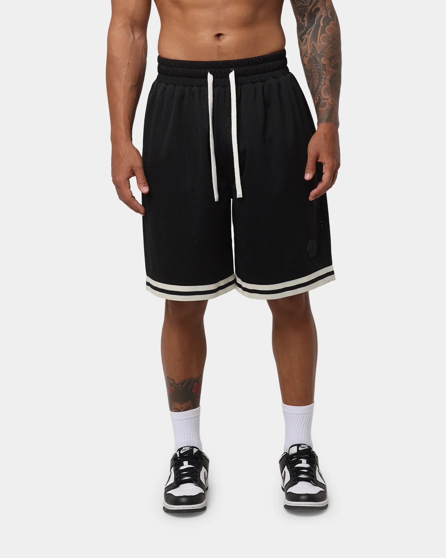 EN ES Team Basketball Shorts Black - Image 3