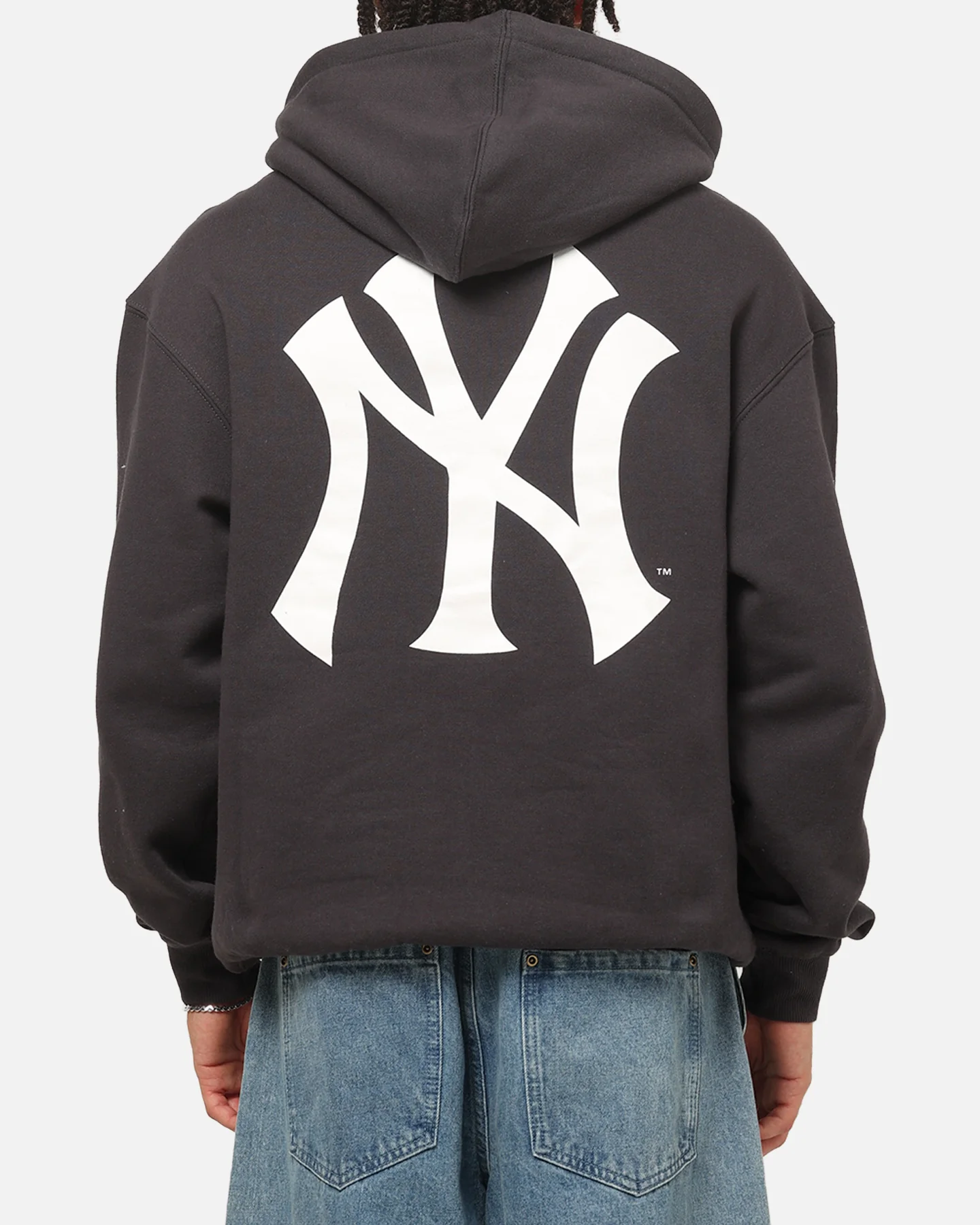 Majestic Athletic New York Yankees Everteam Logo Hoodie Washed Black - Image 2